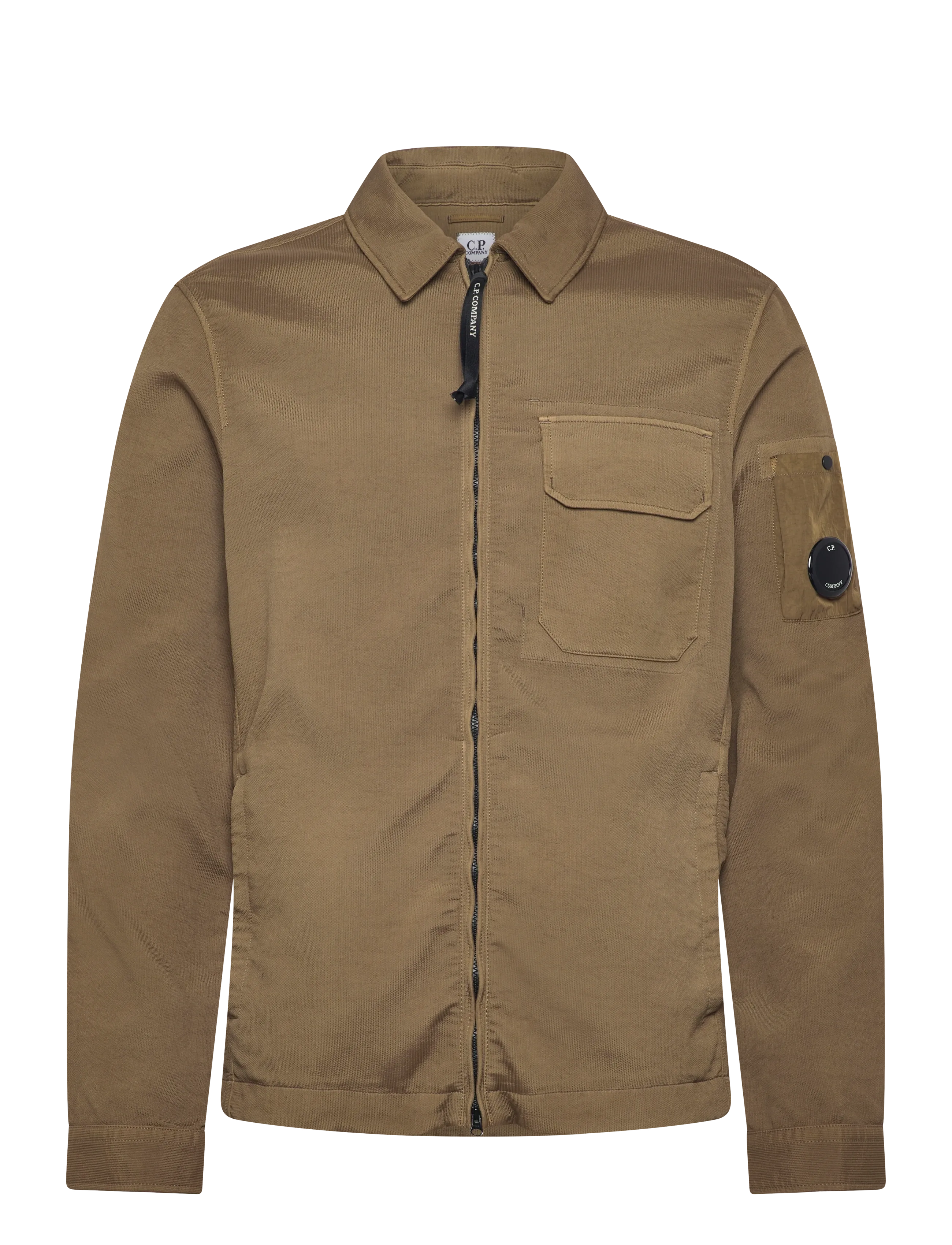 C.P. Company Nylon Lens Double Weave Overshirt - Jassen - BUTTERNUT / brown