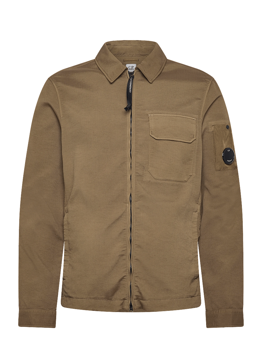 C.P. Company - Nylon Lens Double Weave Overshirt - vestes légères use default - butternut - 1