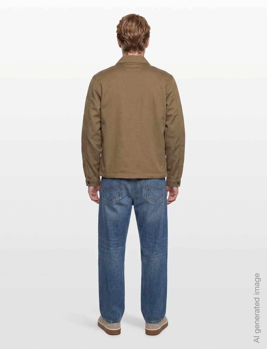 C.P. Company - Nylon Lens Double Weave Overshirt - vestes légères use default - butternut - 4