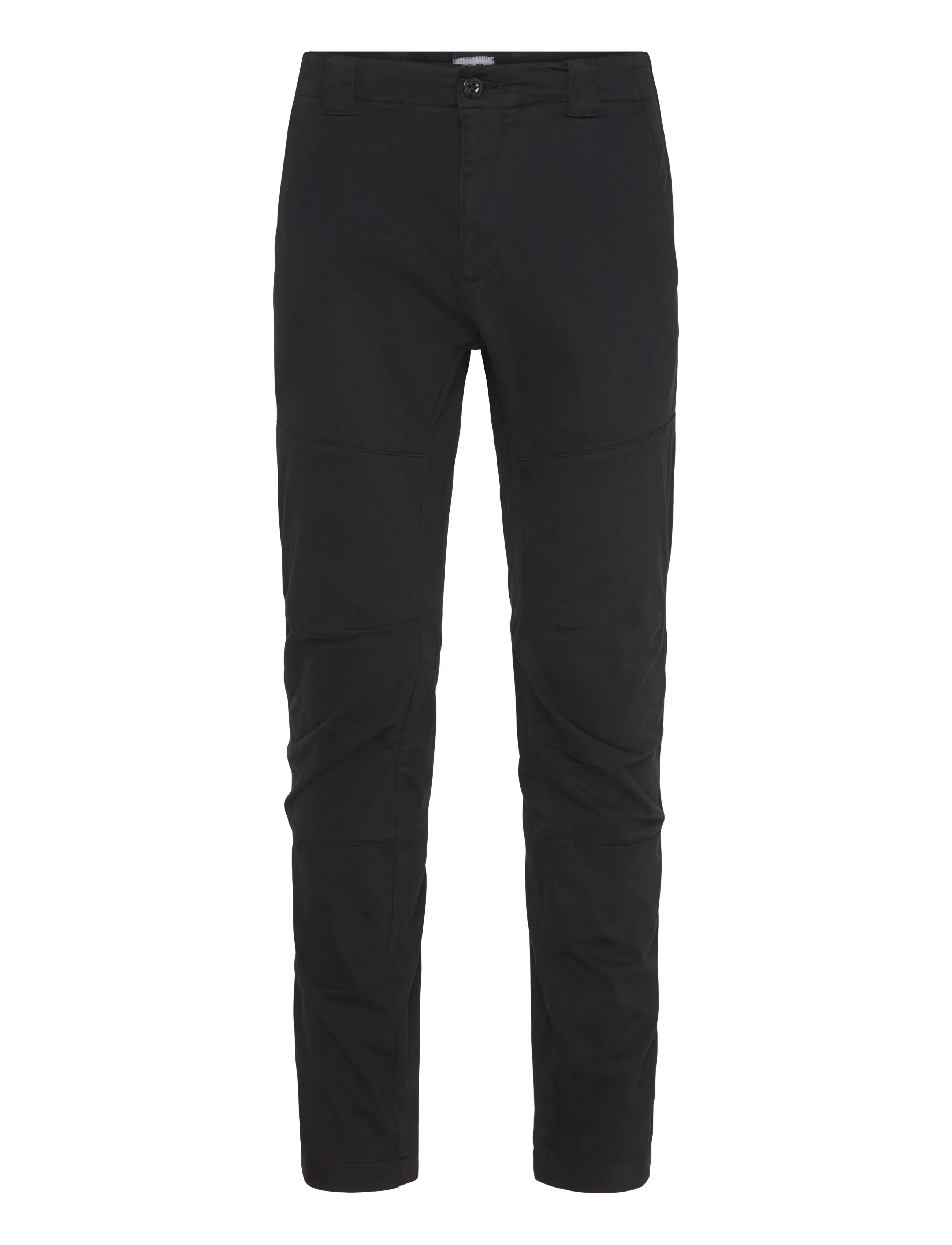 C.P. Company Sateen Regular Pants - Pantalons - BLACK / black