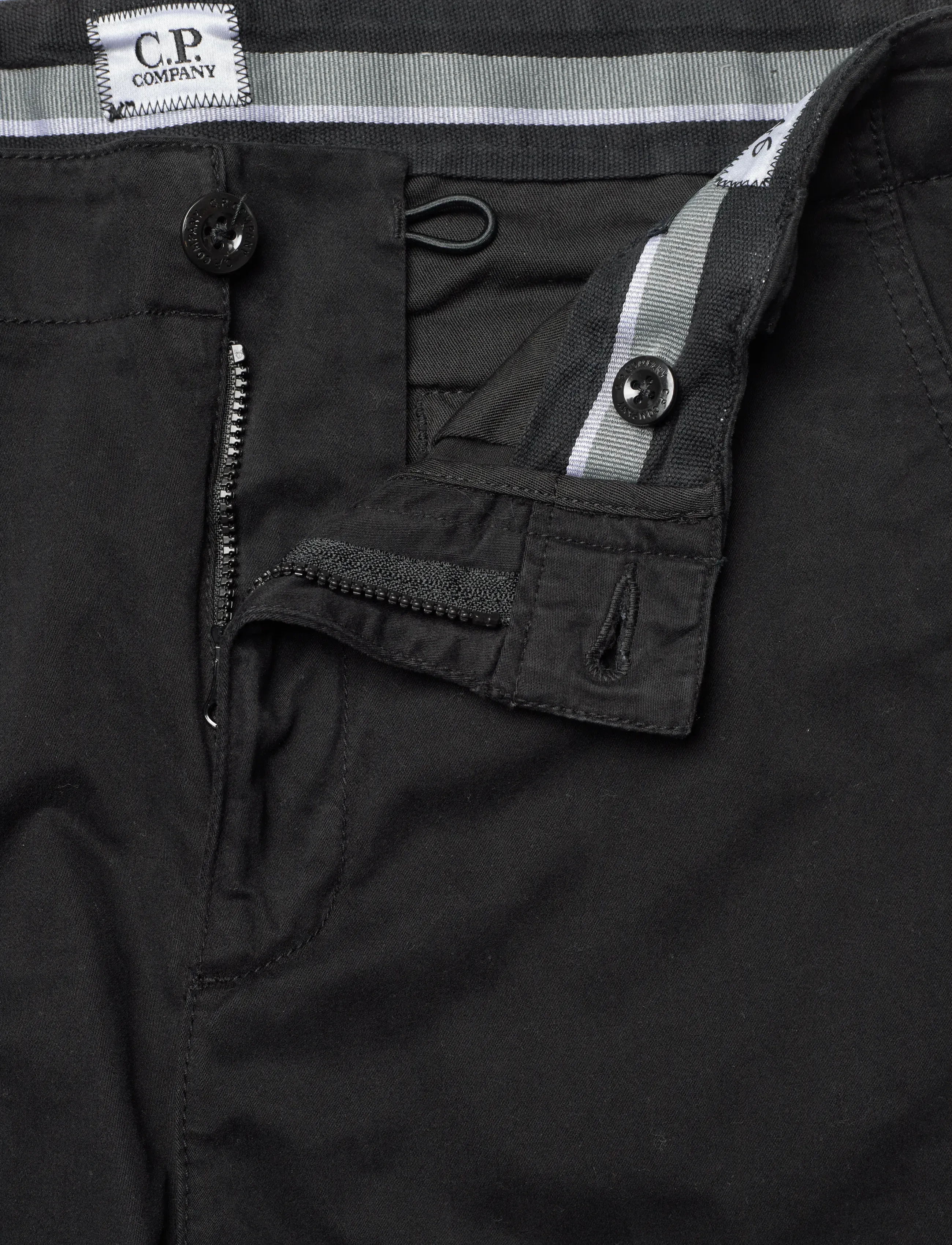 C.P. Company - Sateen Regular Pants - spodnie na co dzień - black - 3