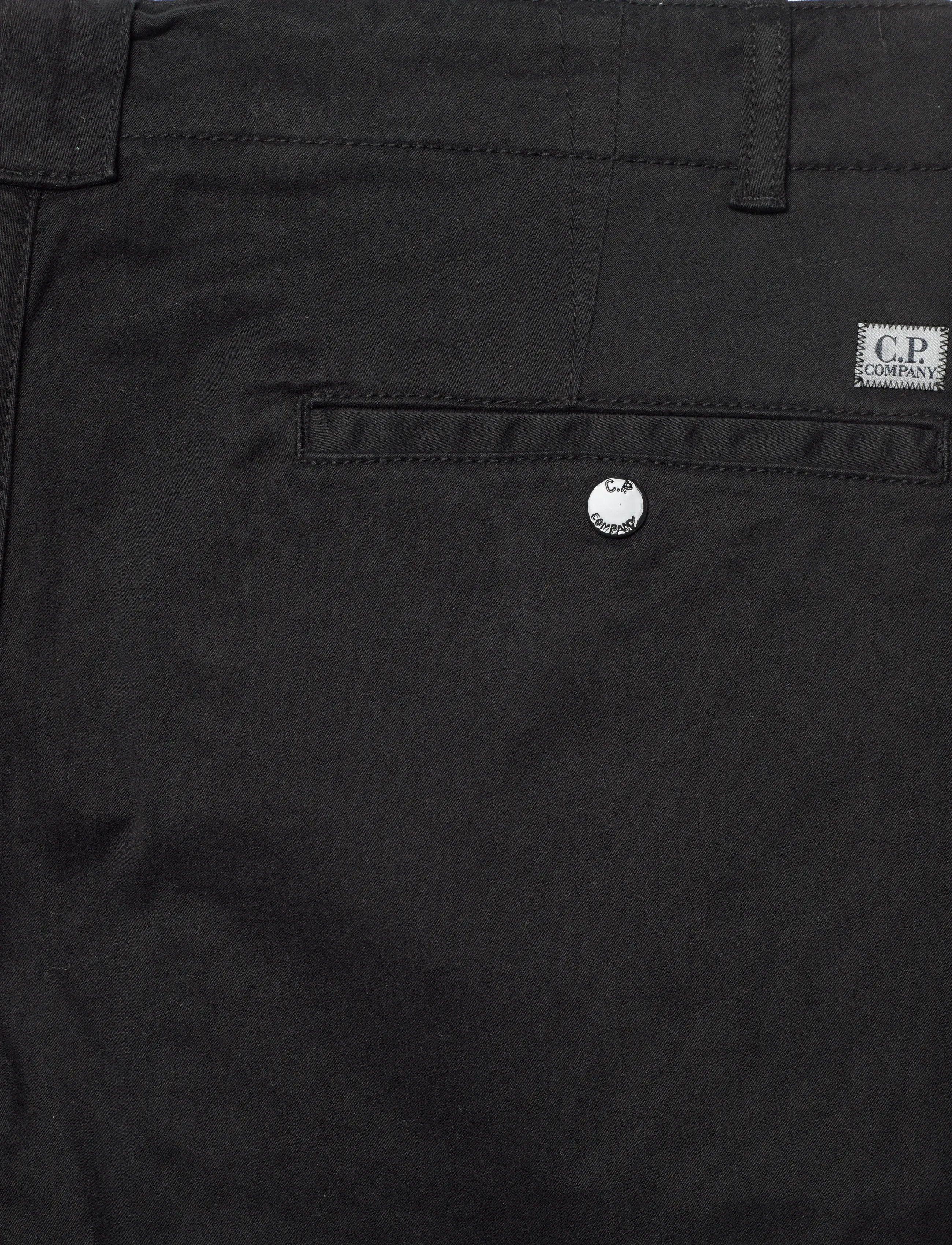 C.P. Company - Sateen Regular Pants - spodnie na co dzień - black - 4