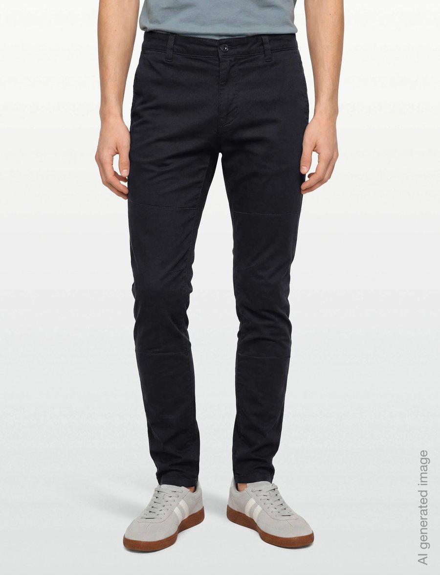 C.P. Company - Sateen Regular Pants - ikdienas bikses - total eclipse - 3