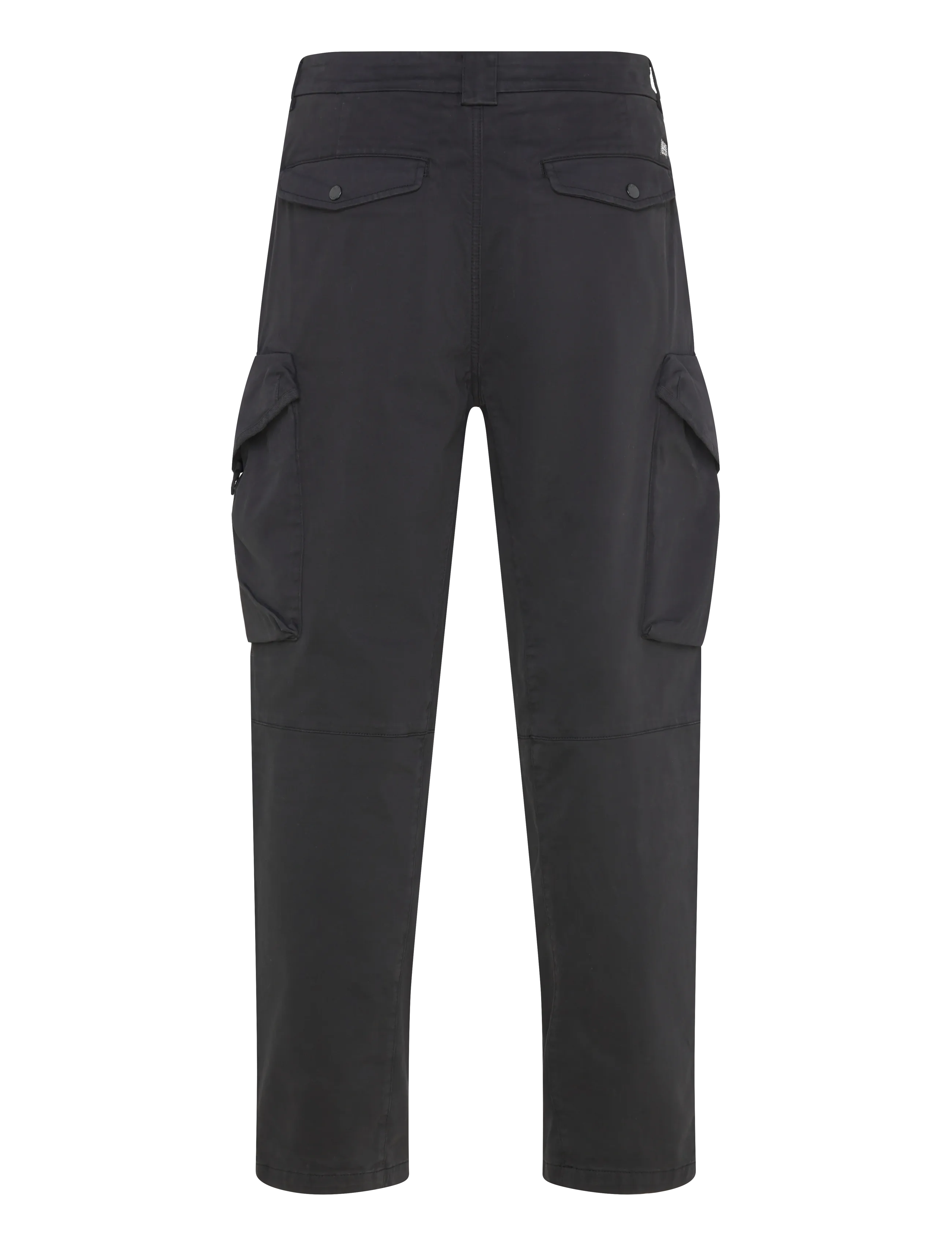 C.P. Company - Stretch Sateen Loose Cargo - cargohose - black - 2
