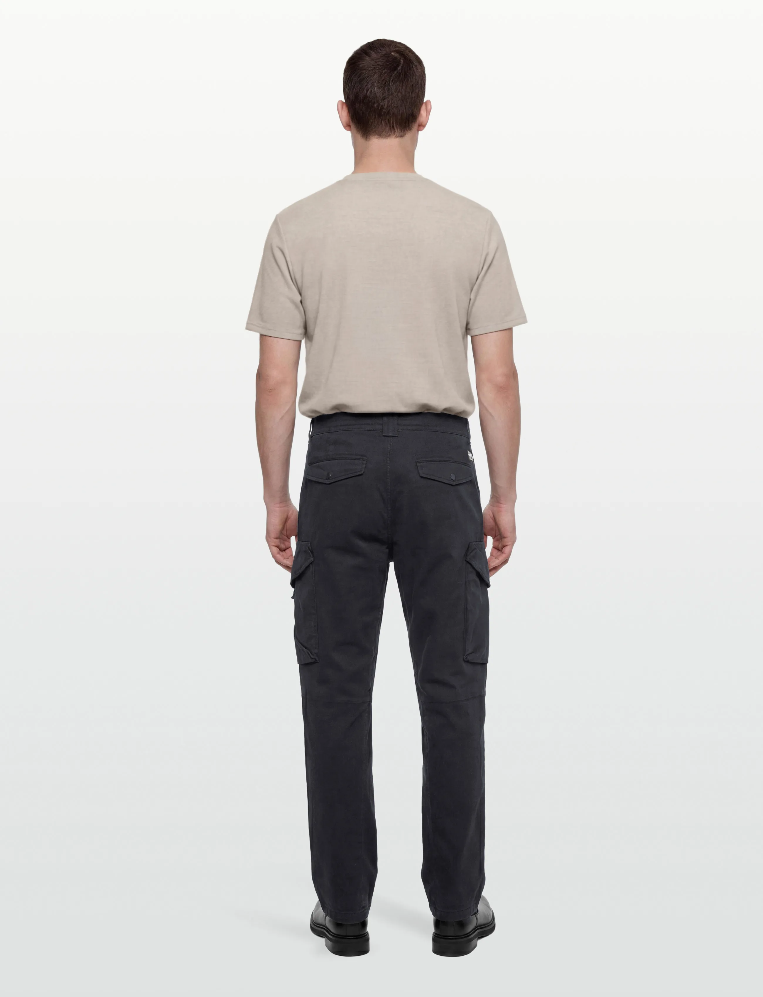 C.P. Company - Stretch Sateen Loose Cargo - cargohose - black - 4