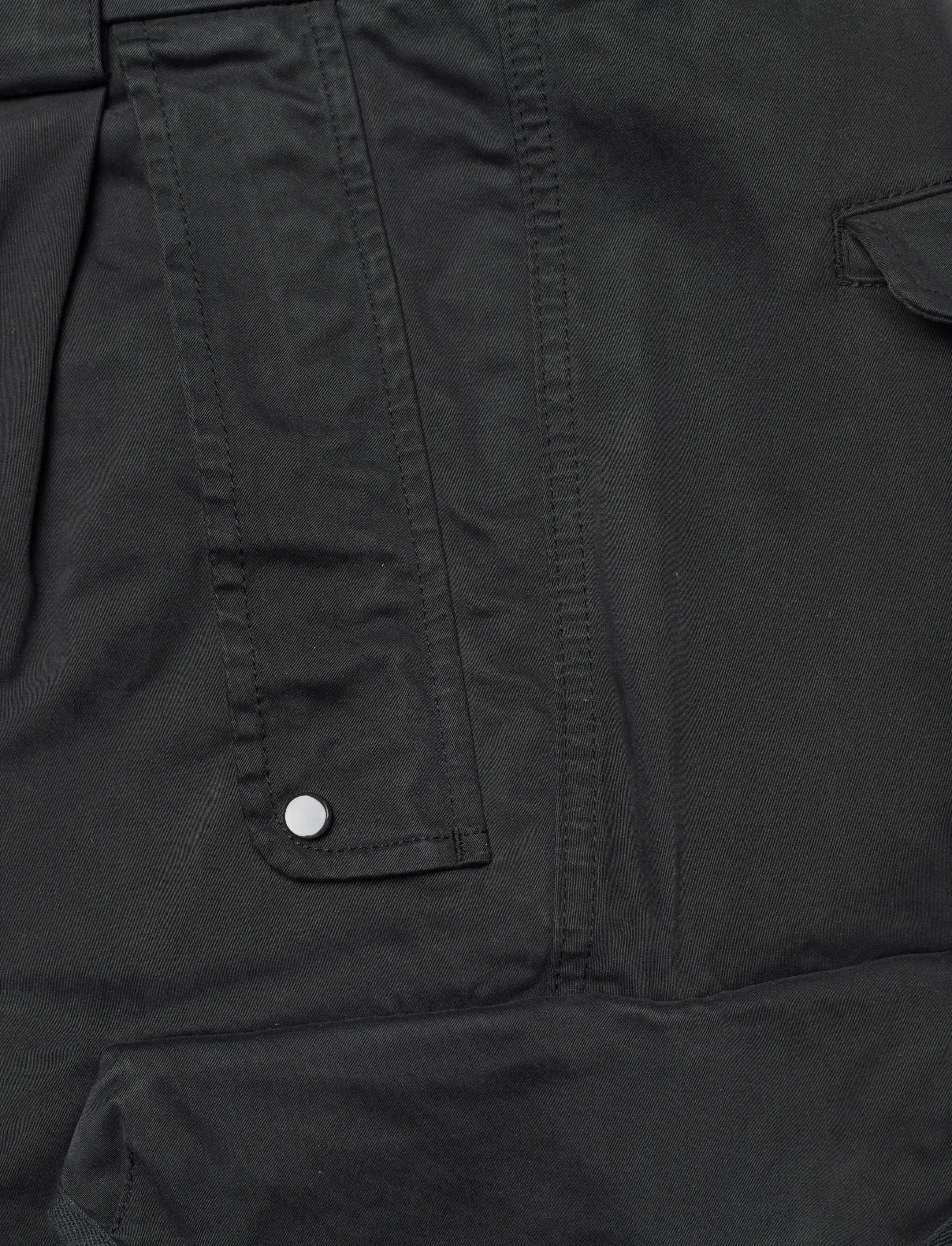 C.P. Company - Stretch Sateen Loose Cargo - cargohose - black - 5