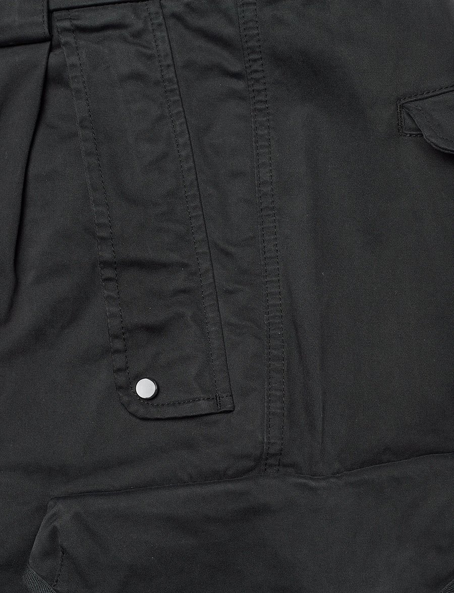 C.P. Company - Stretch Sateen Loose Cargo - cargohose - black - 5