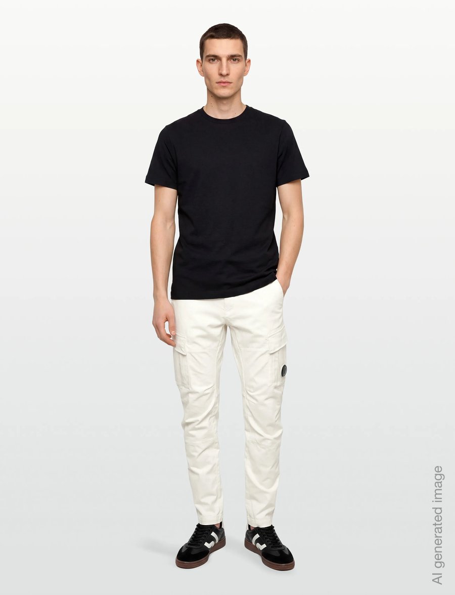 C.P. Company - Cargo pants ergonomic fit - cargobukser - gauze white - 0