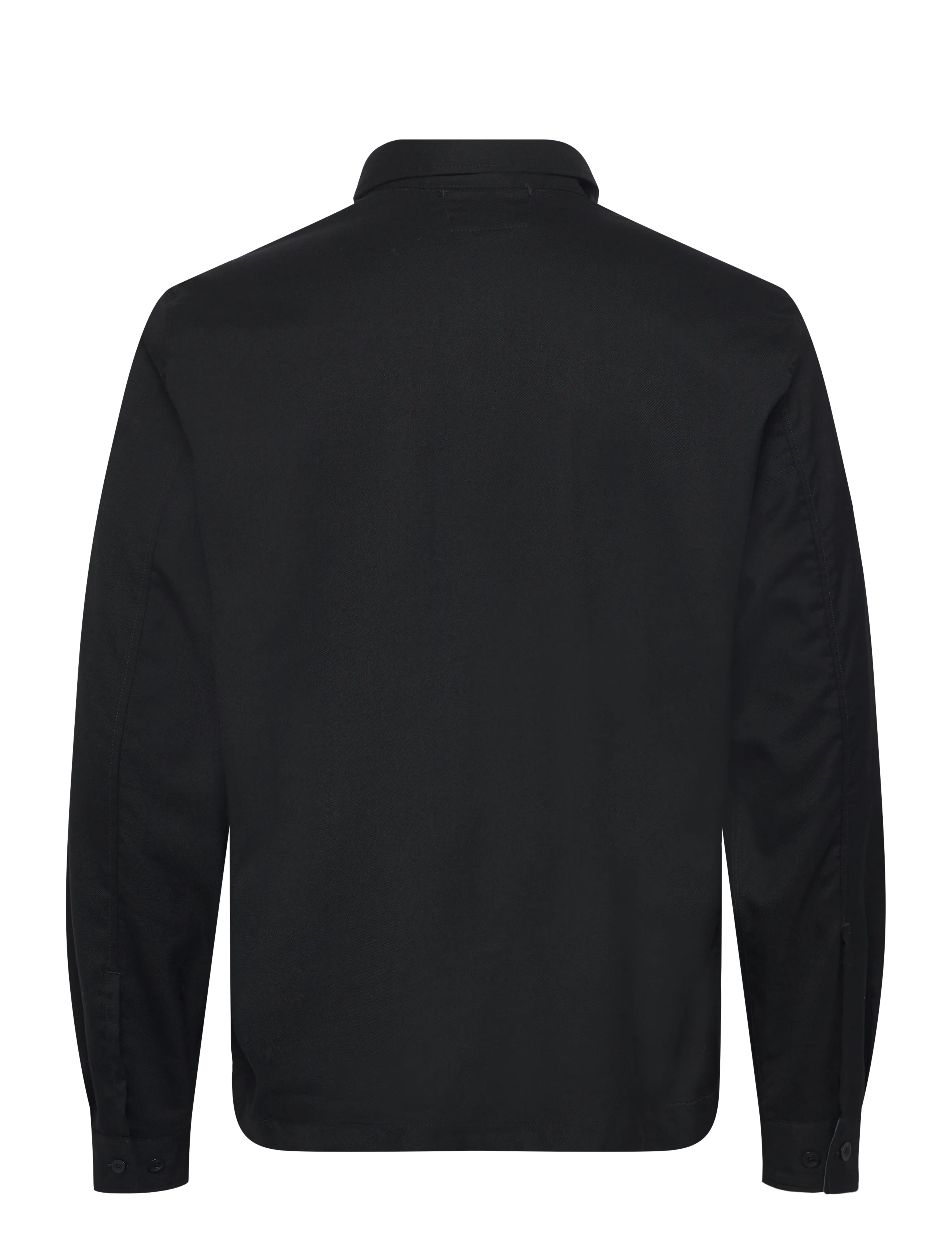C.P. Company - WOOL GABARDINE SHIRT - basic-hemden - black - 1