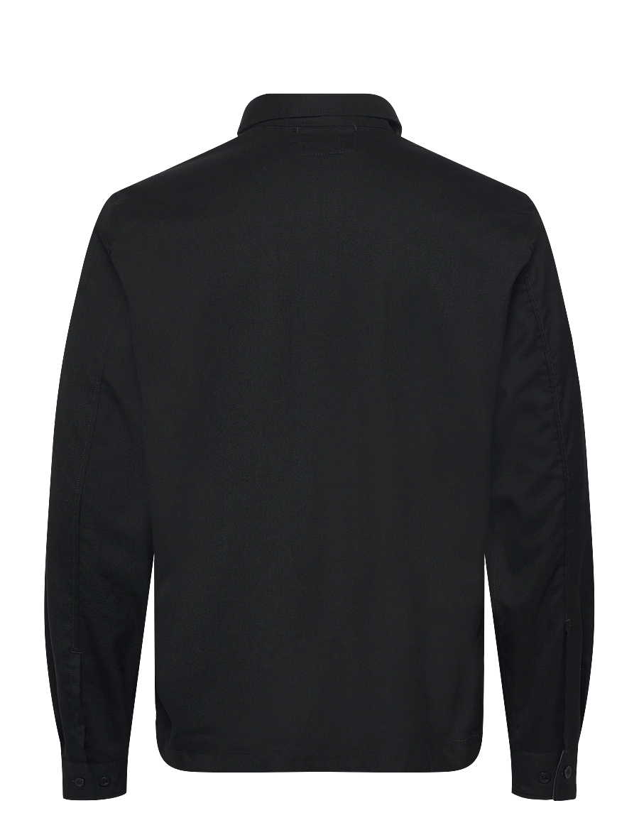 C.P. Company - WOOL GABARDINE SHIRT - basic-hemden - black - 1