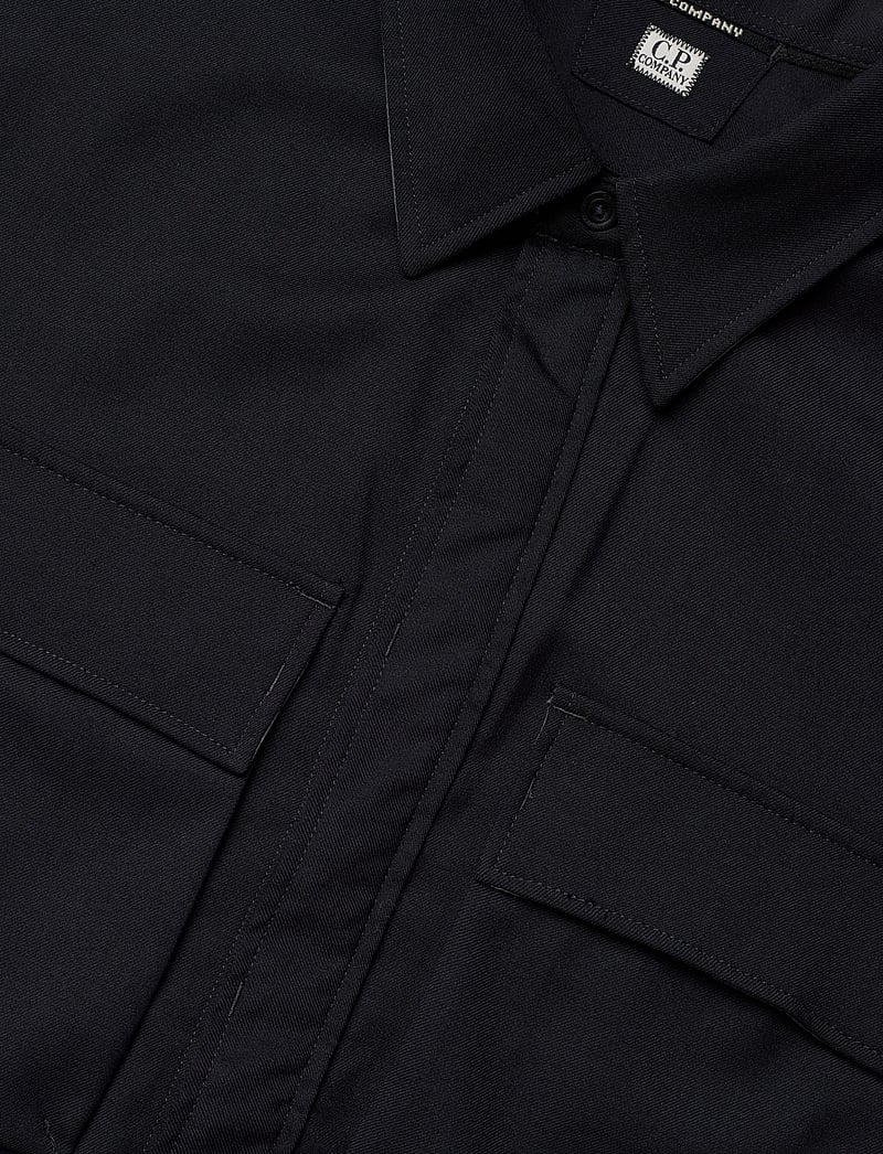 C.P. Company - WOOL GABARDINE SHIRT - basic skjorter - total eclipse - 3