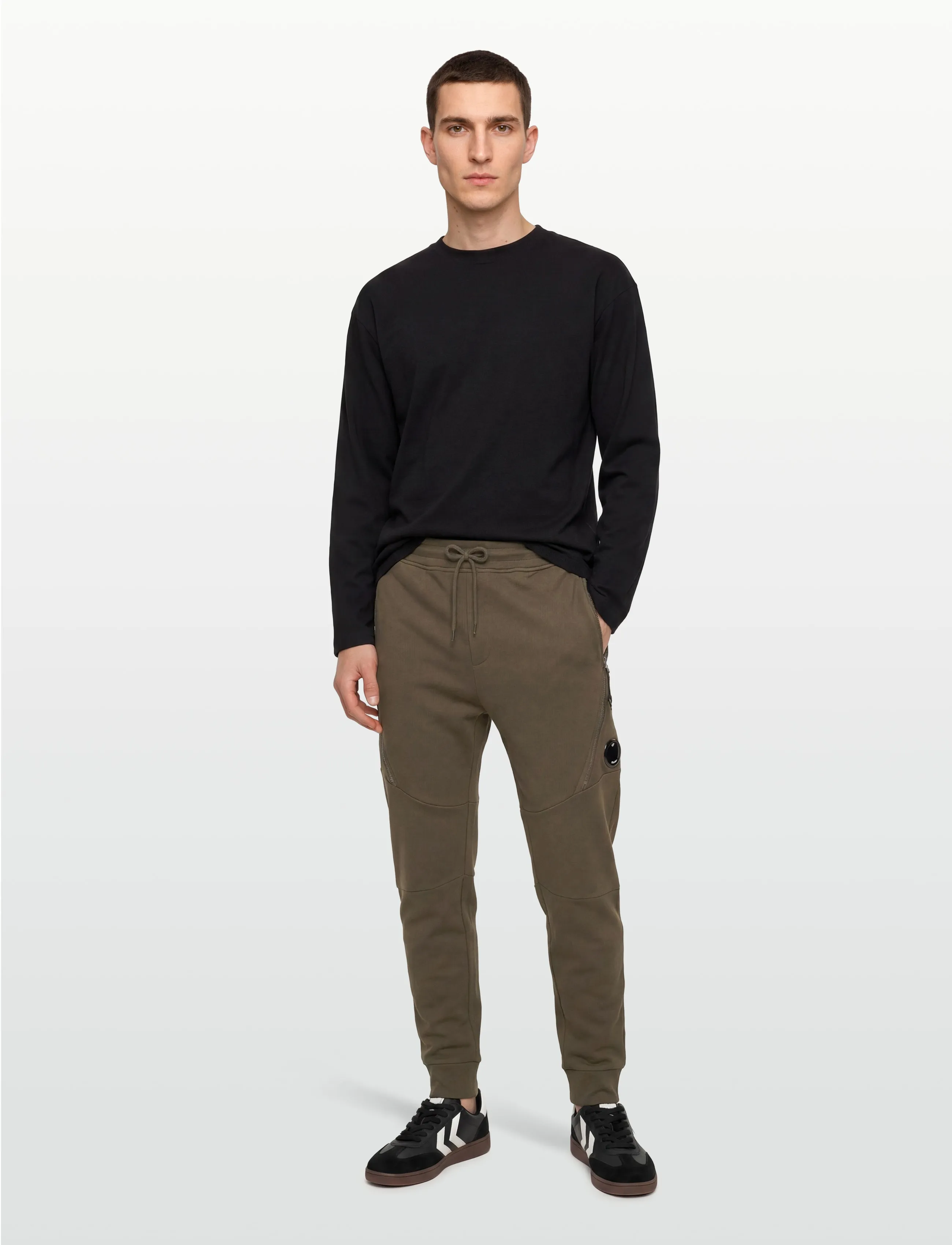C.P. Company Jogging Trousers, Mænd, Jogging Bukser, Kakigrøn, Str: S