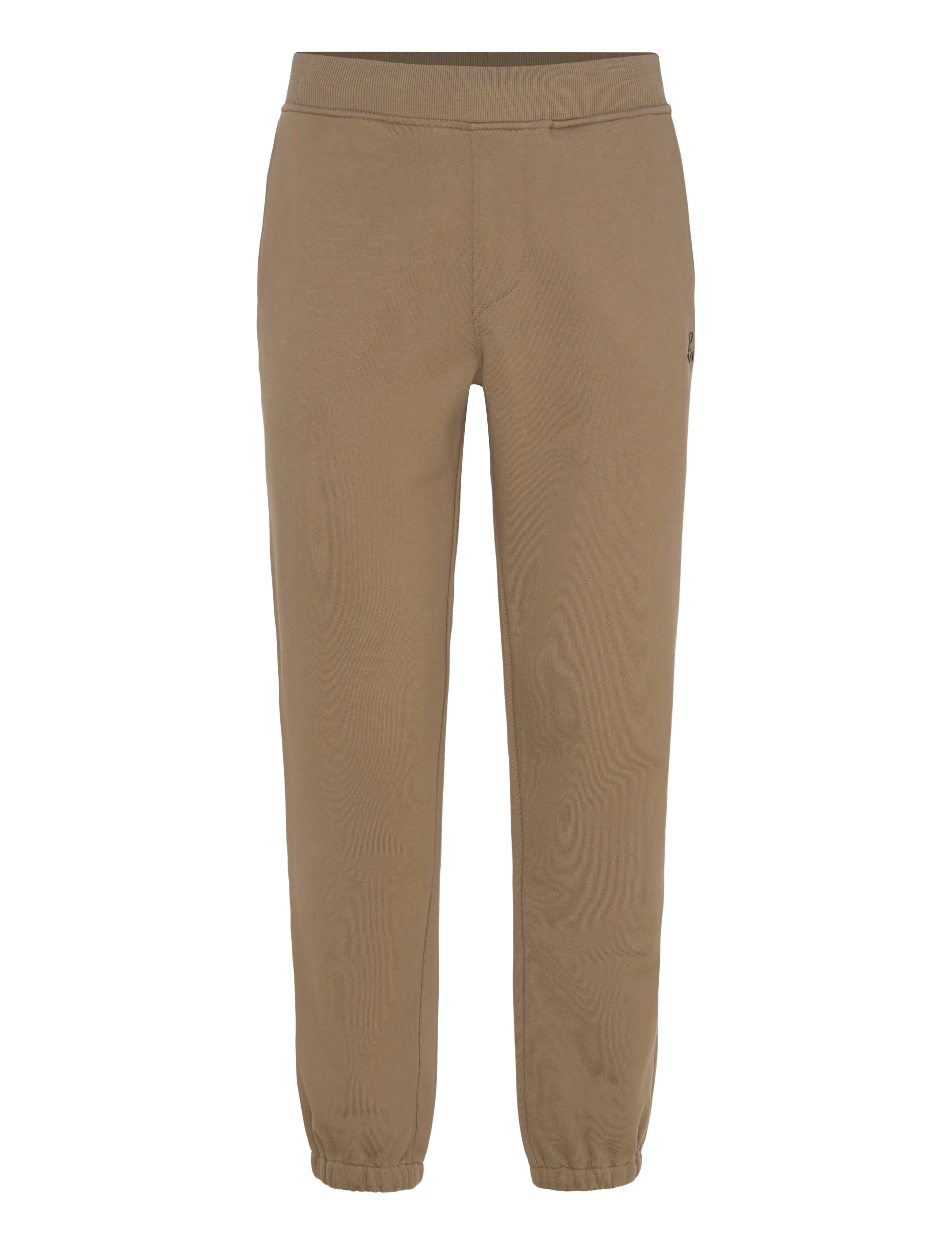 C.P. Company Logo Embroidered Track Pants - Sweatpants - BUTTERNUT / beige