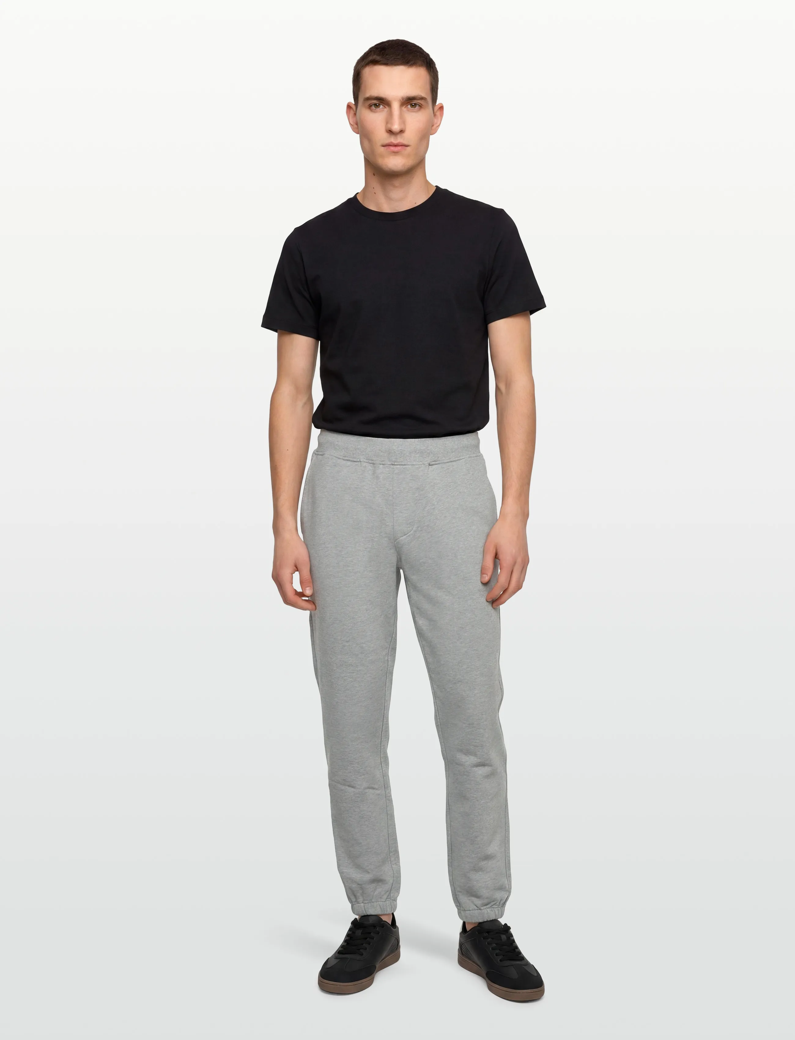 C.P. Company - Logo Embroidered Track Pants - bottoms - grey melange - 0