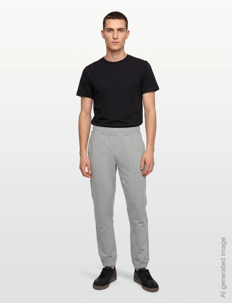 C.P. Company - Logo Embroidered Track Pants - underdele - grey melange - 0