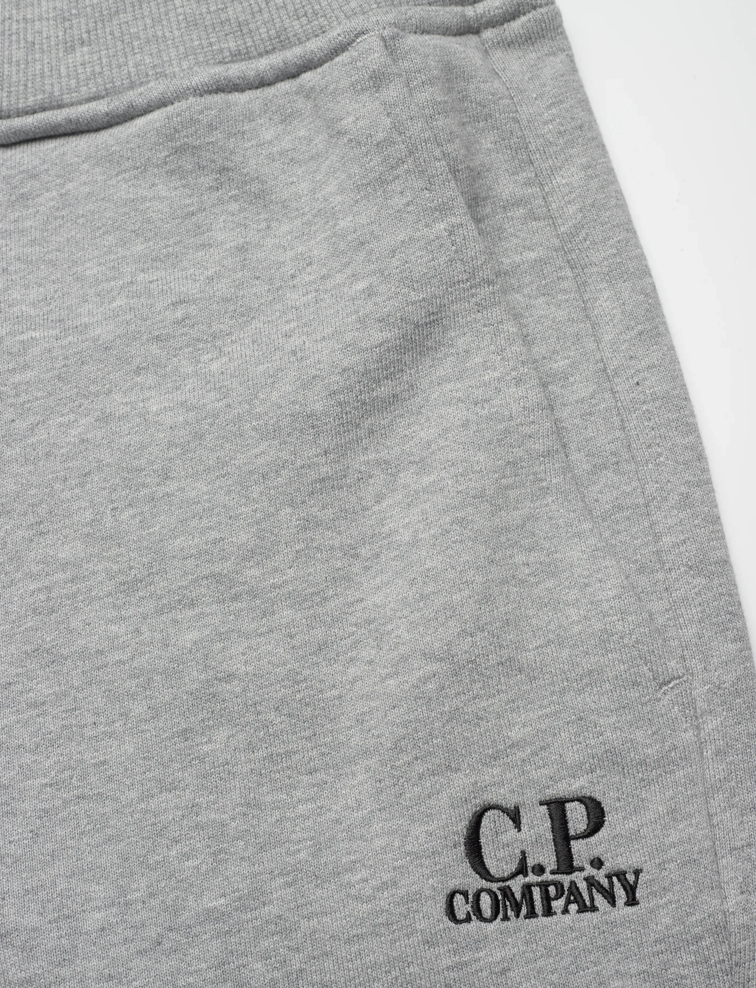C.P. Company - Logo Embroidered Track Pants - hosen - grey melange - 3