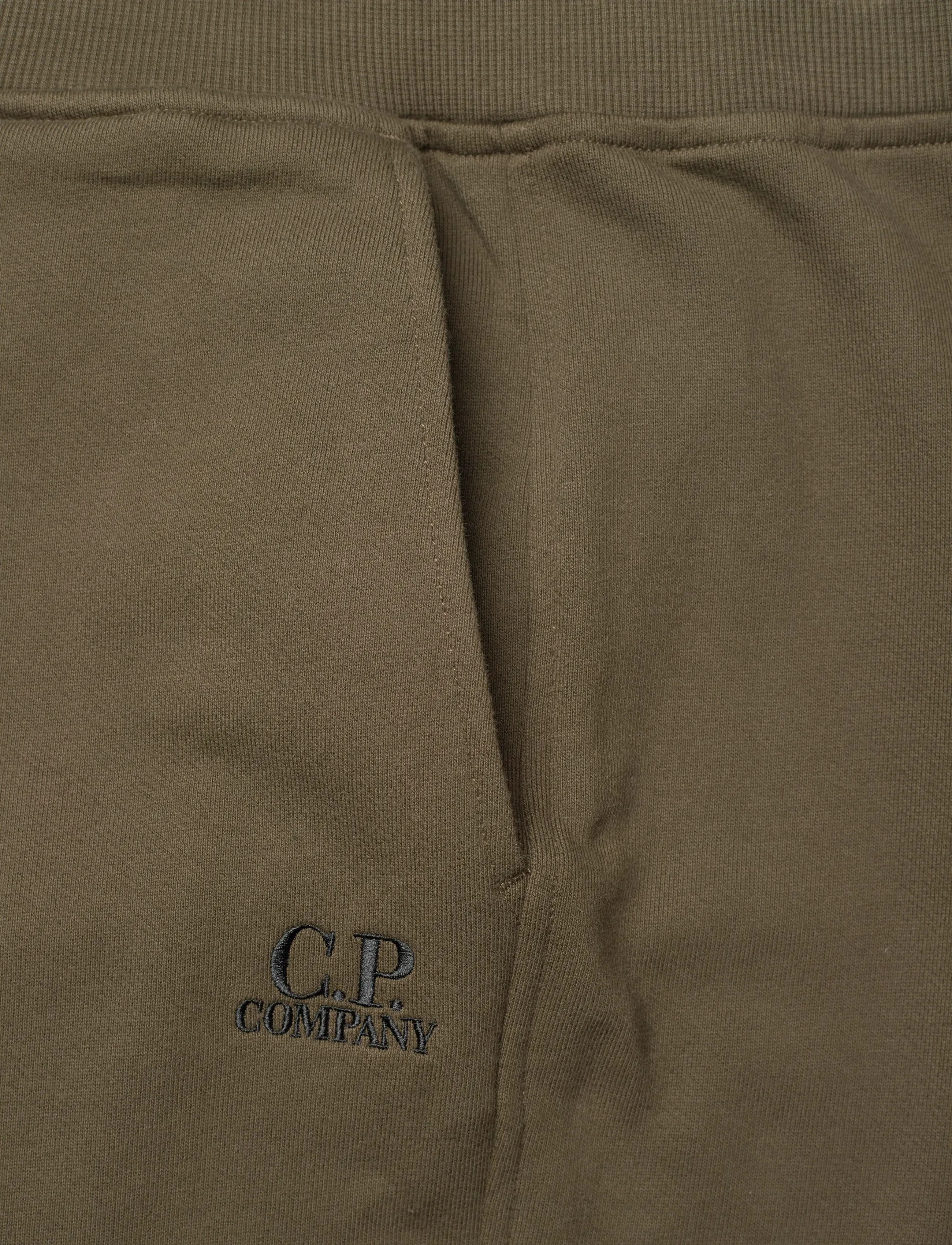 C.P. Company - Logo Embroidered Track Pants - bottoms - ivy green - 5