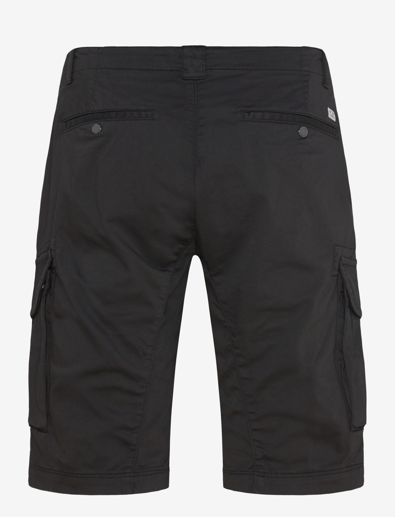 C.P. Company - SATIN STRETCH - BERMUDA - lühikesed kargopüksid - black - 1