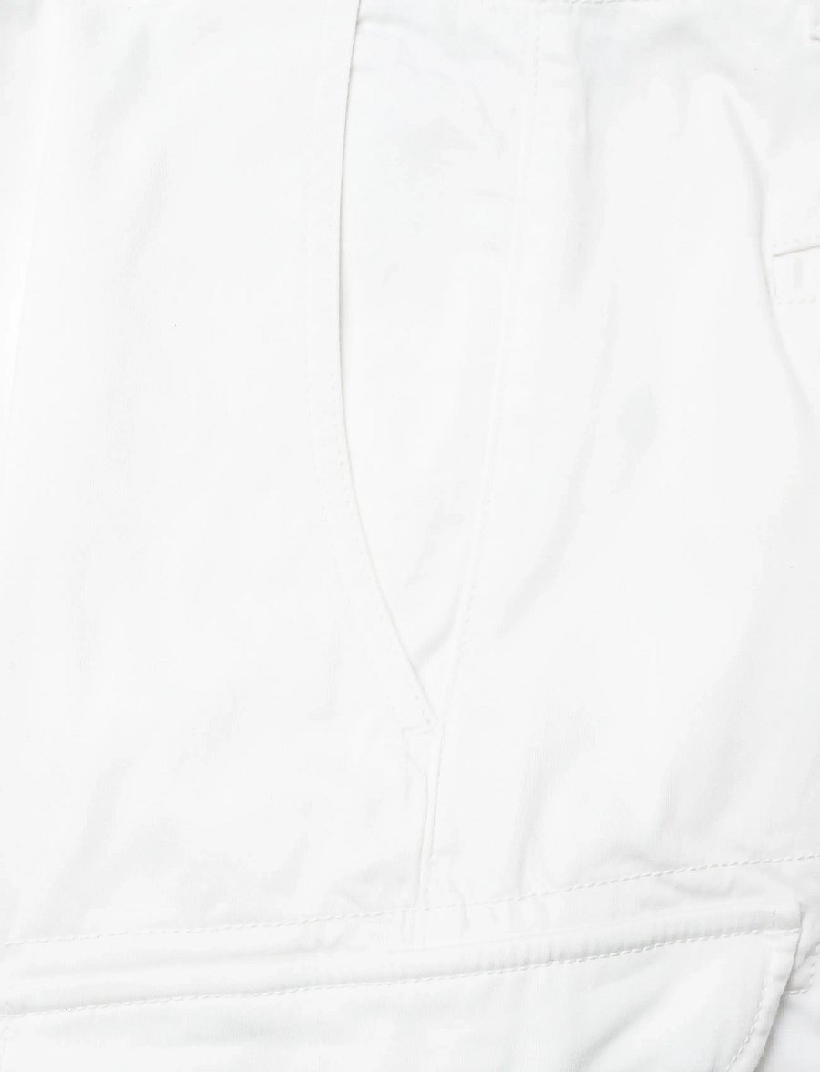 C.P. Company - SATIN STRETCH - BERMUDA - cargo shorts - gauze white - 2