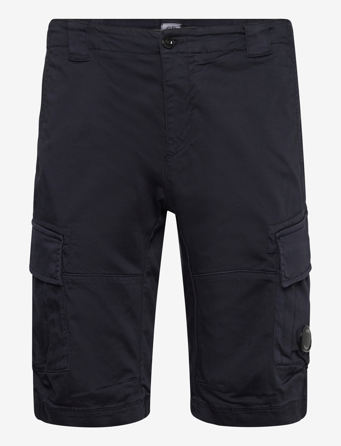 C.P. Company - SATIN STRETCH - BERMUDA - cargo shorts - total eclipse - 0