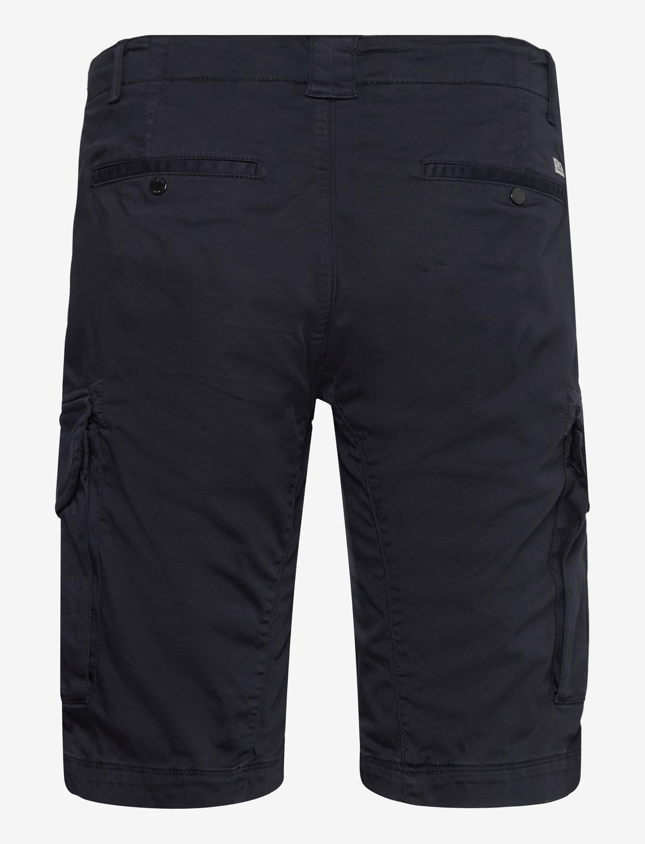 C.P. Company - SATIN STRETCH - BERMUDA - cargo shorts - total eclipse - 1