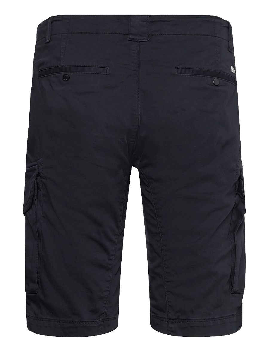 C.P. Company - SATIN STRETCH - BERMUDA - cargo shorts - total eclipse - 2