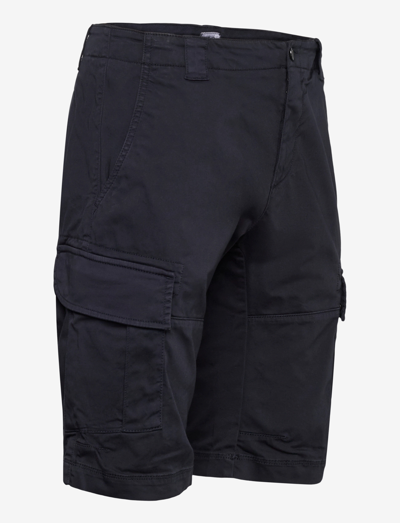 C.P. Company - SATIN STRETCH - BERMUDA - cargo shorts - total eclipse - 3