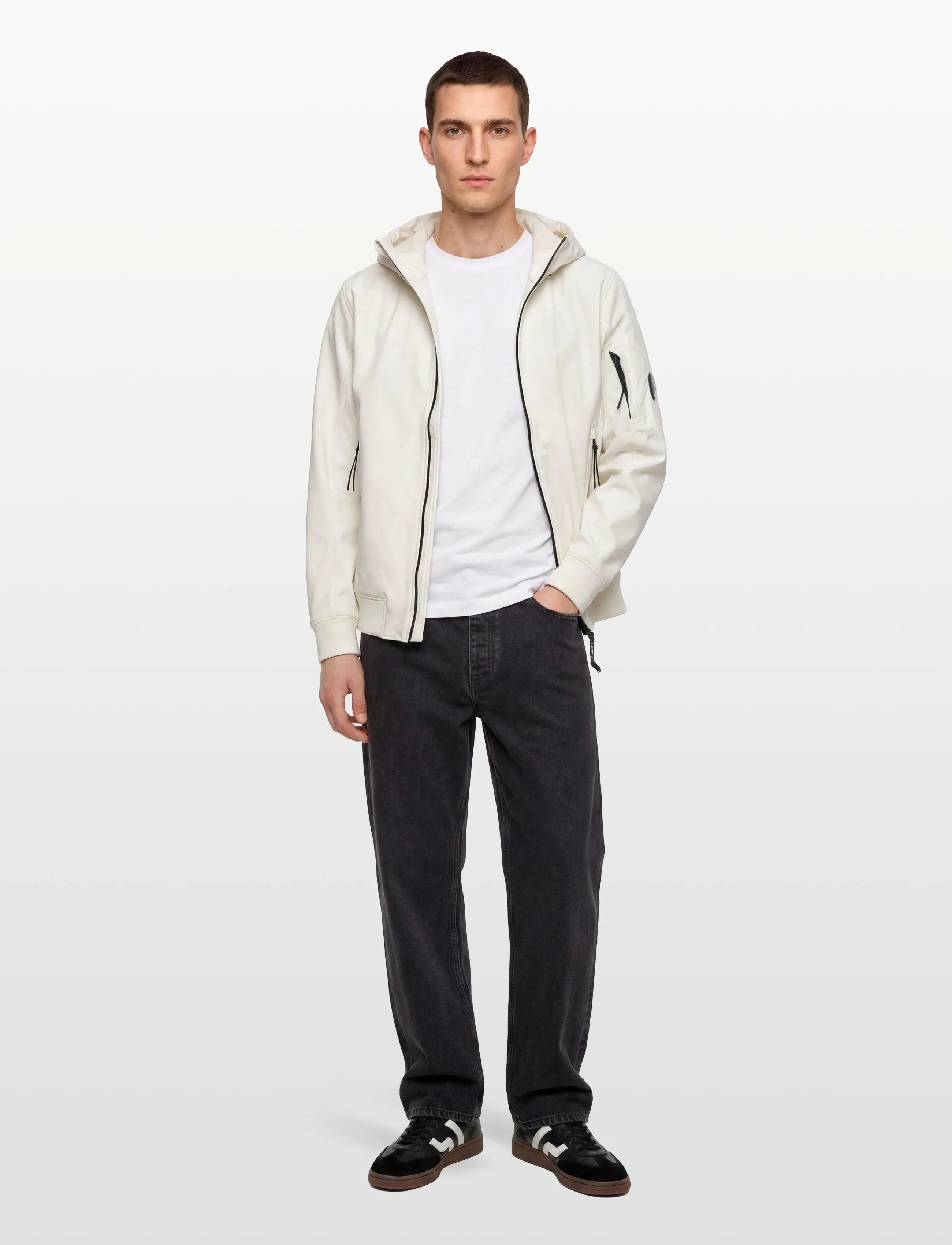 C.P. Company Shell-R Jacket, 46, White, Jakker > Bomberjakker, Herre