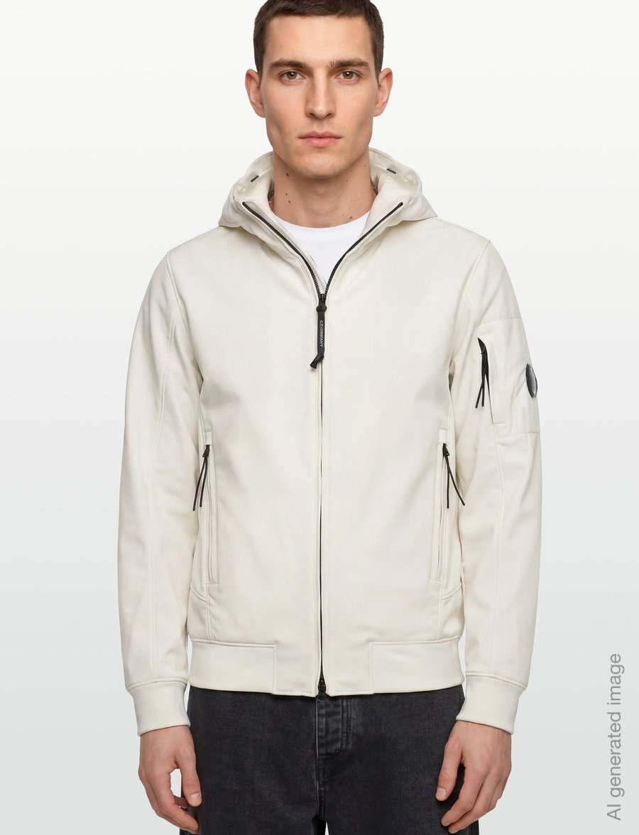 C.P. Company - SHELL-R JACKET - vestes d’automne - gauze white - 4