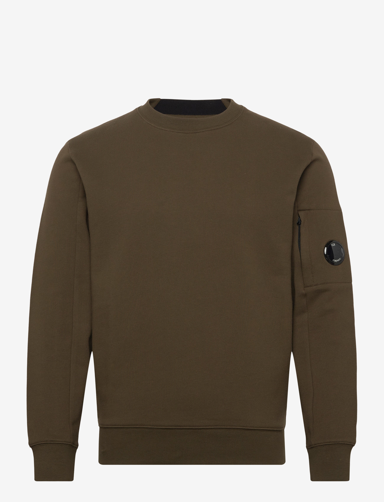 C.P. Company - Diagonal Raised Sweatshirt - shoppa efter stil - ivy green - 0