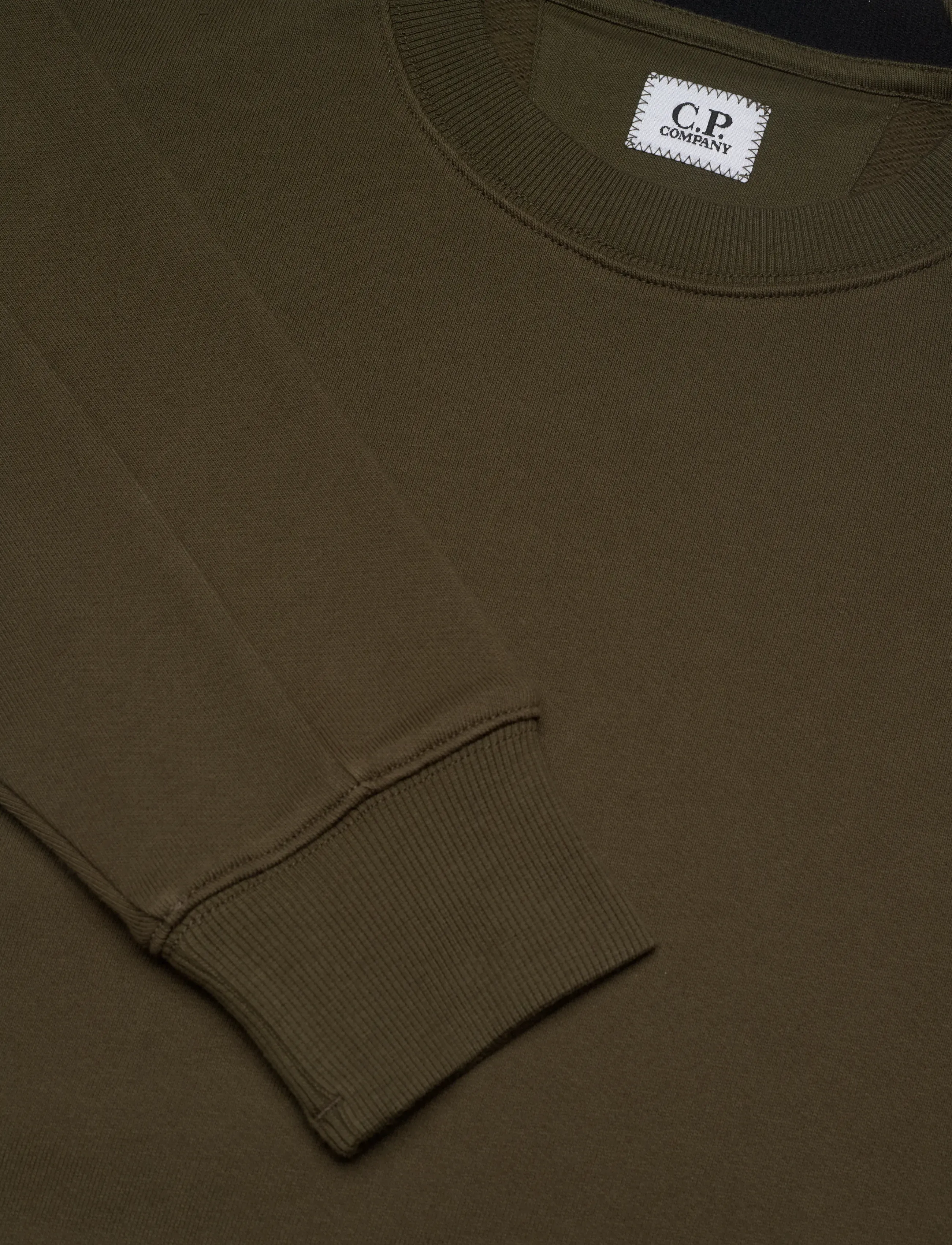 C.P. Company - Diagonal Raised Sweatshirt - hettupeysur - ivy green - 2