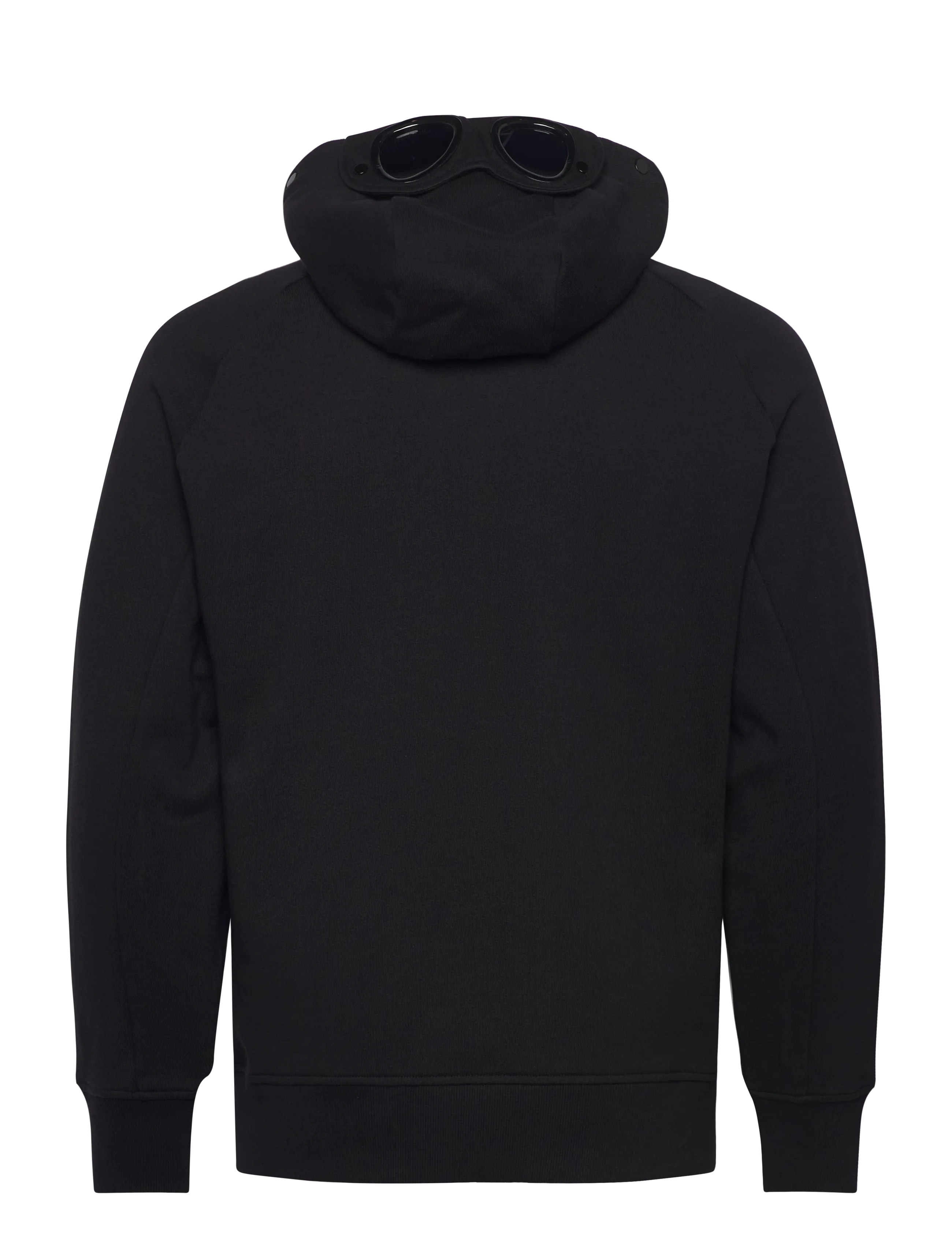 C.P. Company - RAISED FLEECE GOGGLE ZIPPED HOODIE - sweatshirts - black - 2