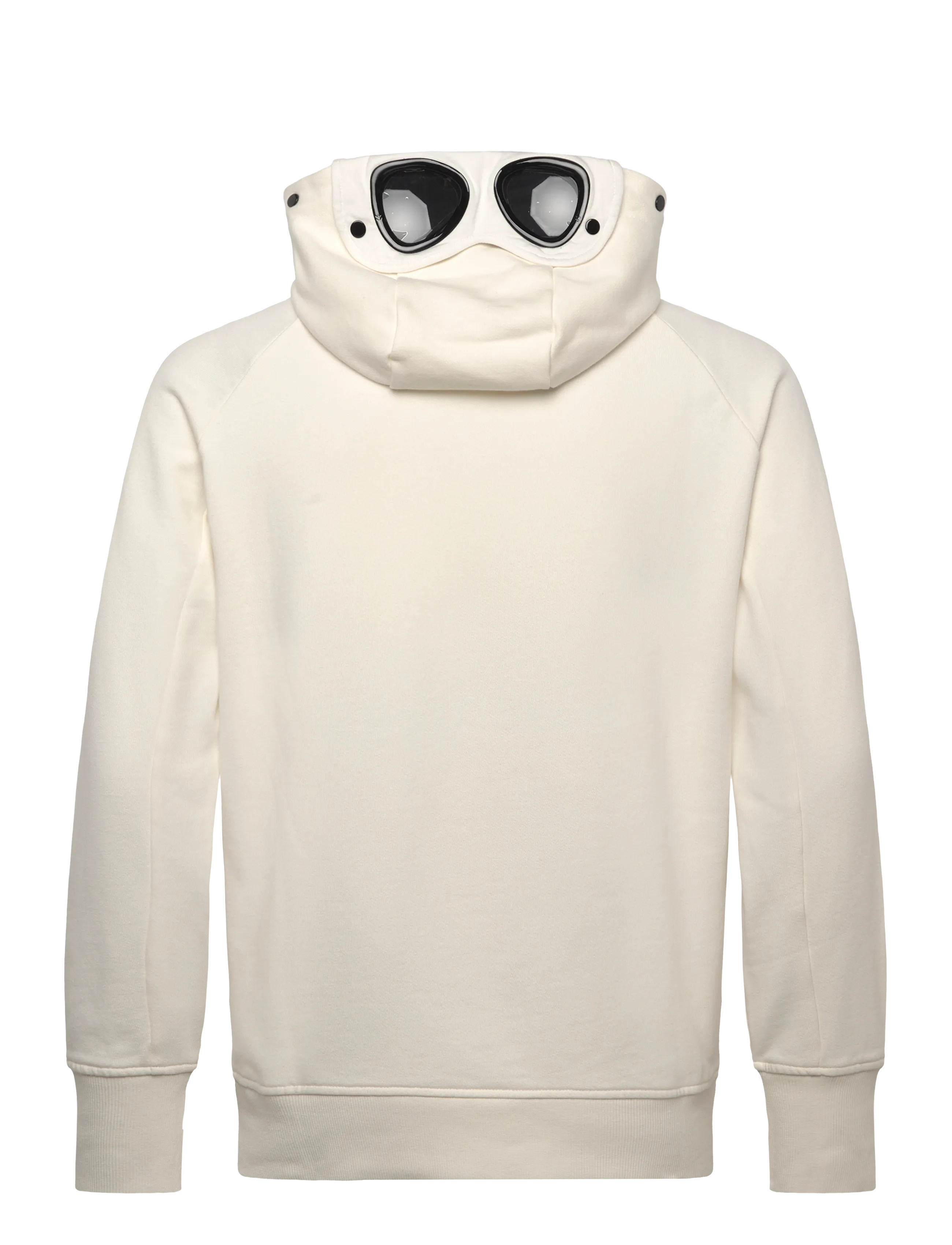 C.P. Company - RAISED FLEECE GOGGLE ZIPPED HOODIE - sweats à capuche - gauze white - 2