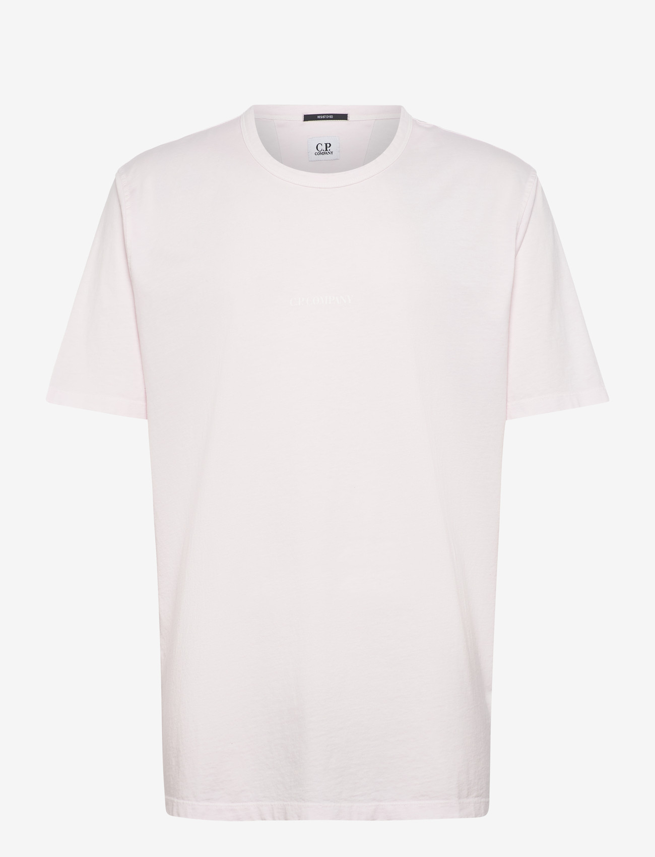 C.P. Company - Jersey 24/1 Resist Dyed T-shirt - kortærmede t-shirts - heavenly pink - 0