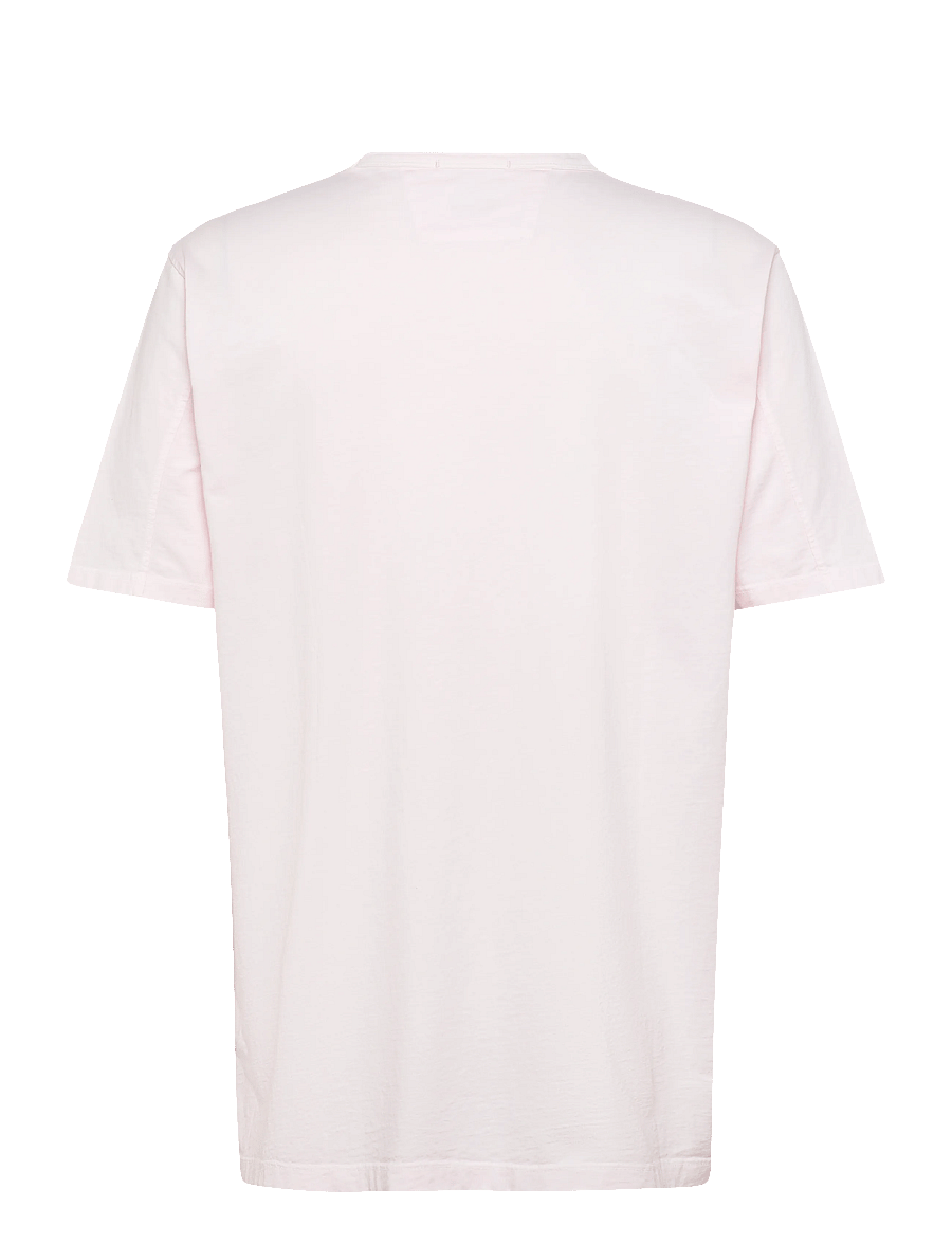 C.P. Company - Jersey 24/1 Resist Dyed T-shirt - stutterma bolir - heavenly pink - 1