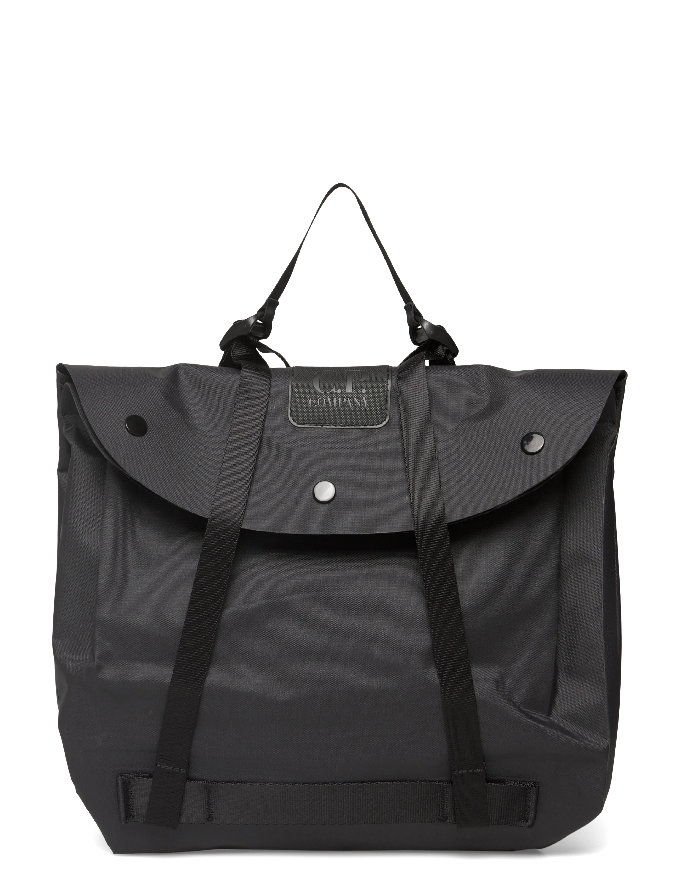 Metropolis Series Rubber Reps Waist Bag - BLACK