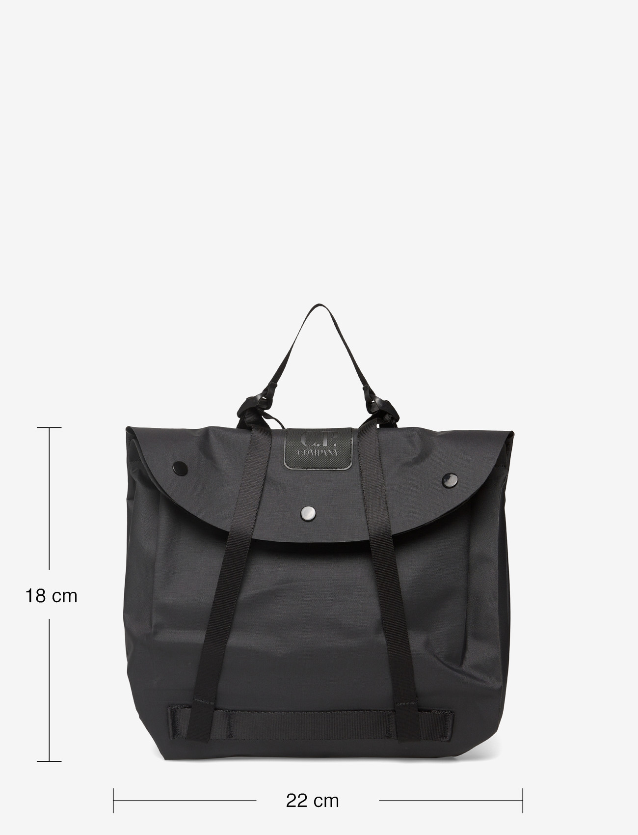 C.P. Company - Metropolis Series Rubber Reps Waist Bag - väskor - black - 3