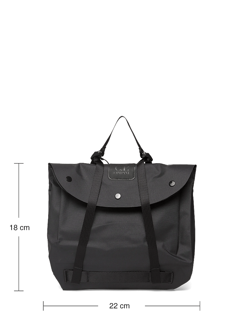 C.P. Company - Metropolis Series Rubber Reps Waist Bag - väskor - black - 3