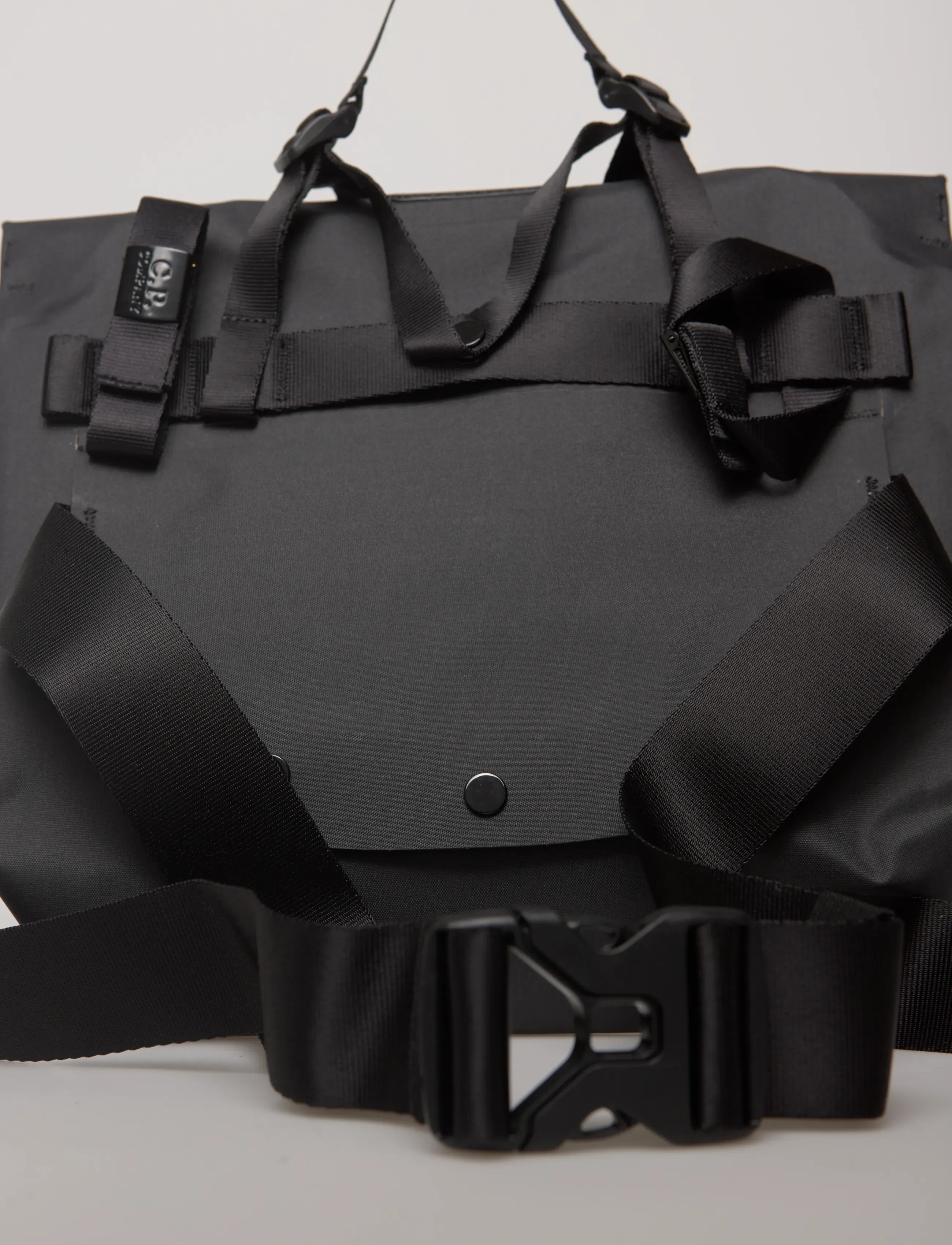 C.P. Company - Metropolis Series Rubber Reps Waist Bag - shop by style - black - 4