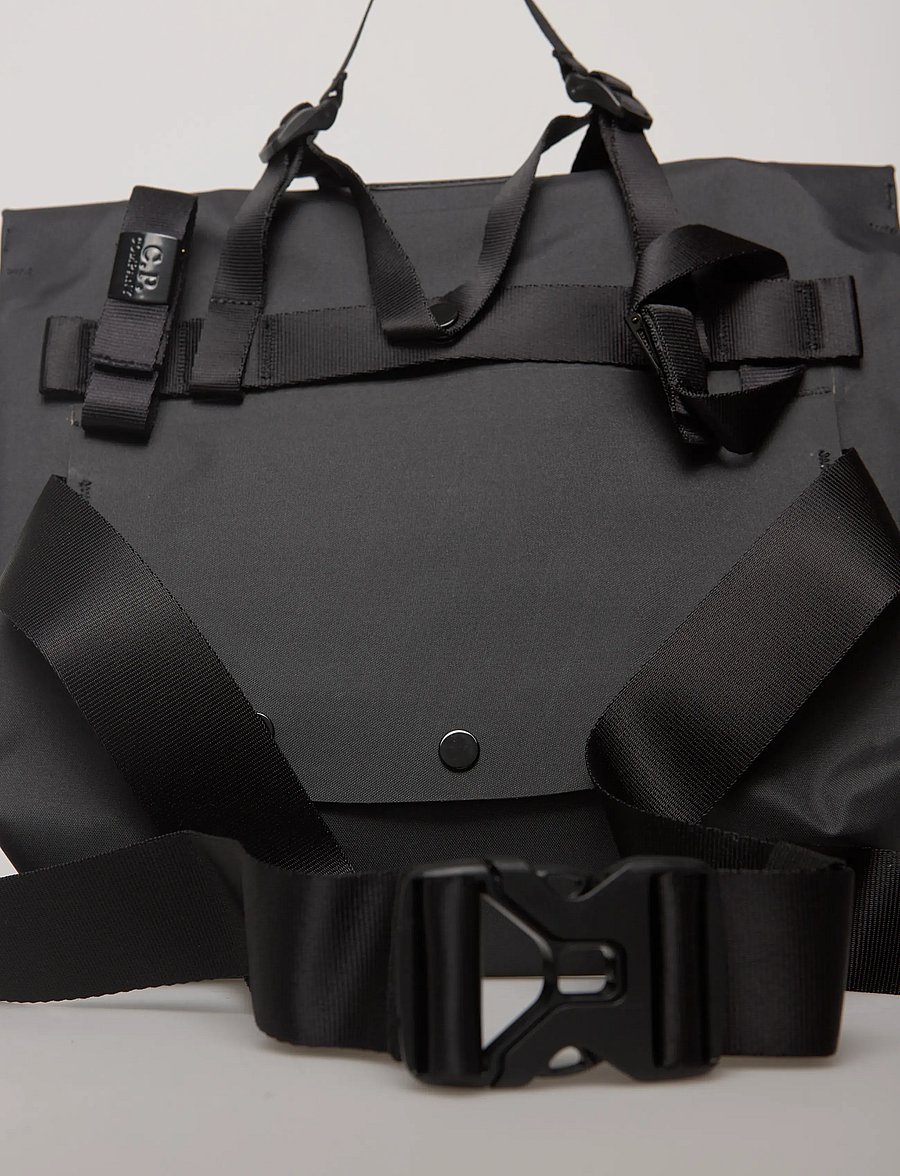 C.P. Company - Metropolis Series Rubber Reps Waist Bag - nach stil kaufen - black - 4