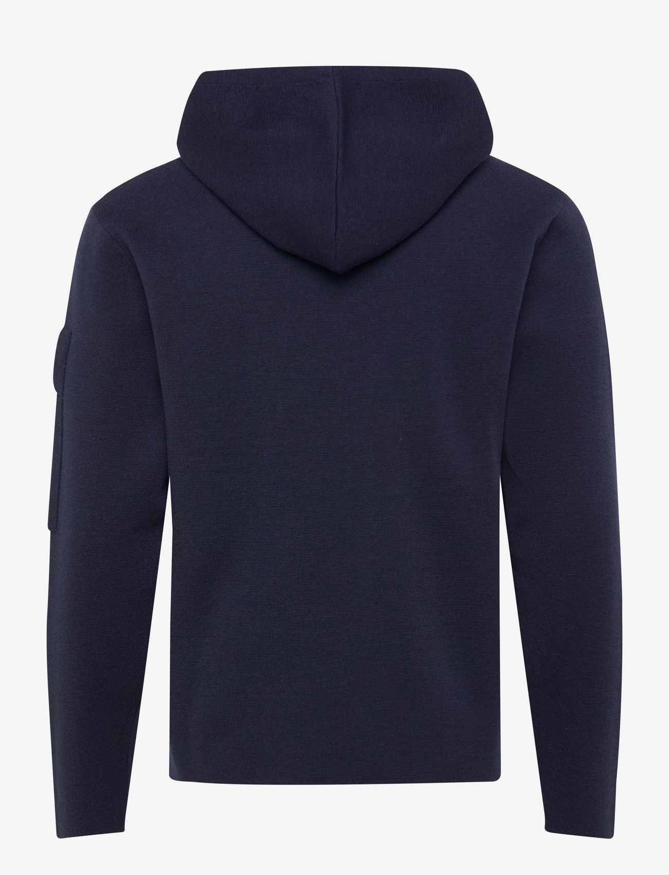 C.P. Company - Metropolis Series Extra Fine Merino Wool Hooded Sweatshirt - hoodies - sky captain - 1