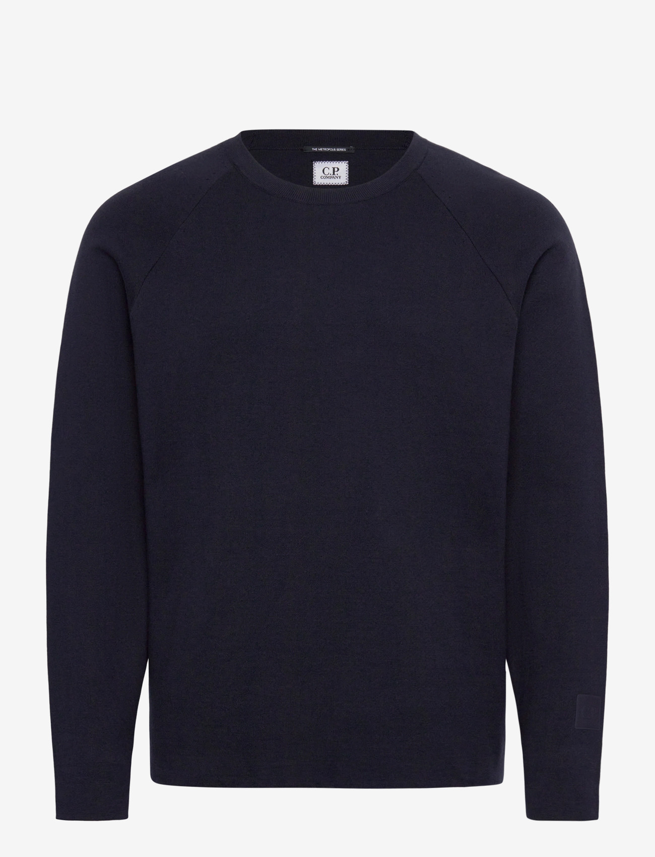 C.P. Company - Metropolis Series Cotton Double Crew Neck Knit - Ümmarguse kaelusega kudumid - sky captain - 0