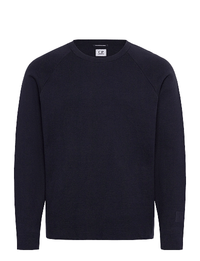 Metropolis Series Cotton Double Crew Neck Knit - Rund Hals