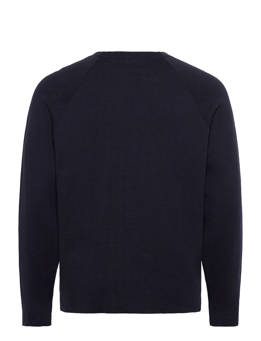 C.P. Company - Metropolis Series Cotton Double Crew Neck Knit - rundhalsad - sky captain - 1