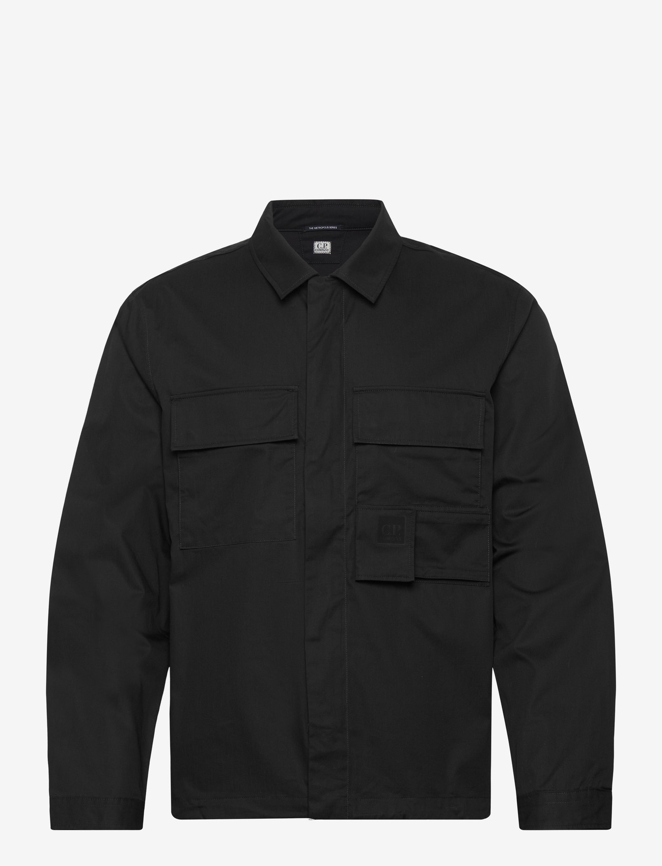 C.P. Company - METROPOLIS SERIES GABARDINE UTILITY OVERSHIRT - kevyet takit - black - 0