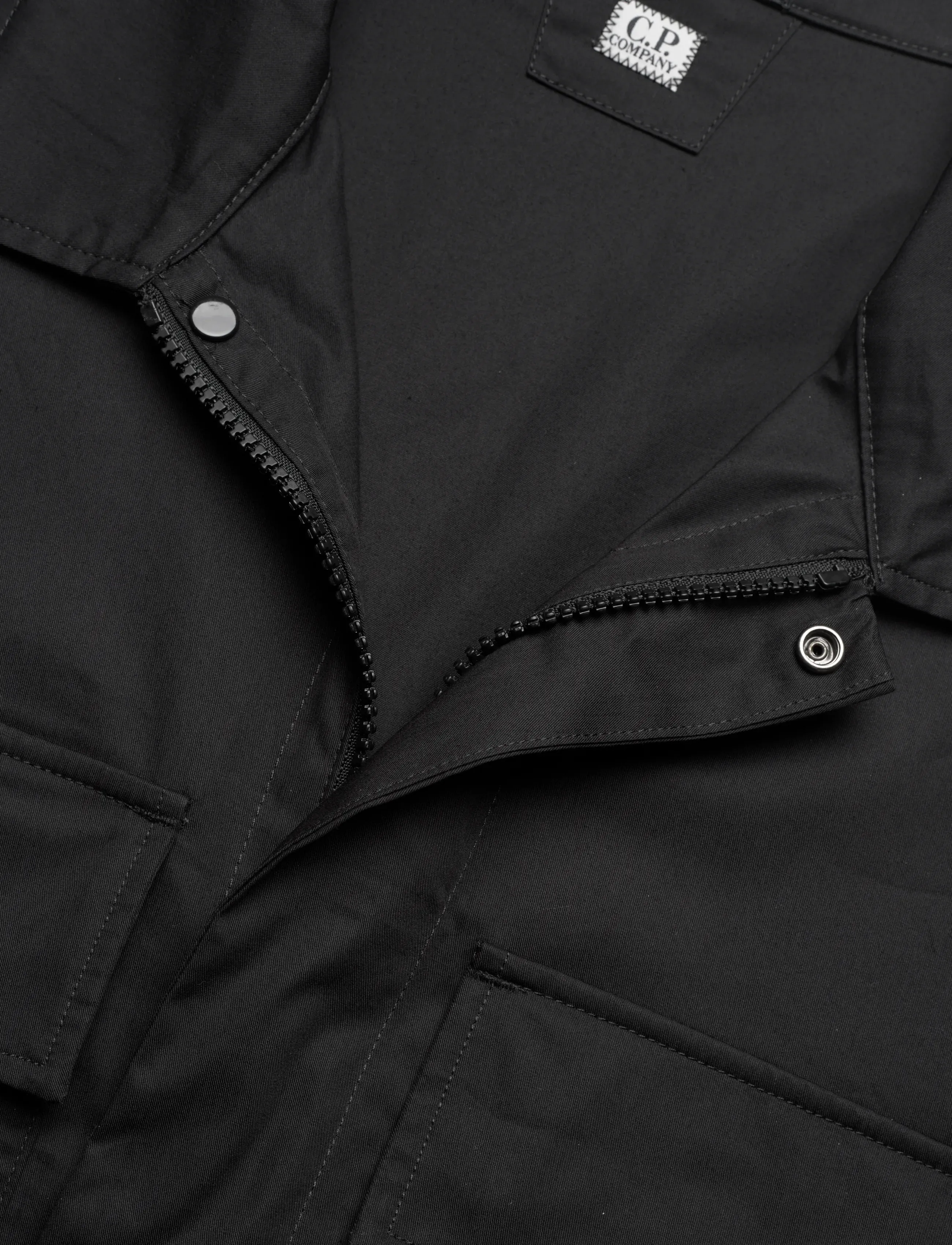 C.P. Company - METROPOLIS SERIES GABARDINE UTILITY OVERSHIRT - vindjakker - black - 2