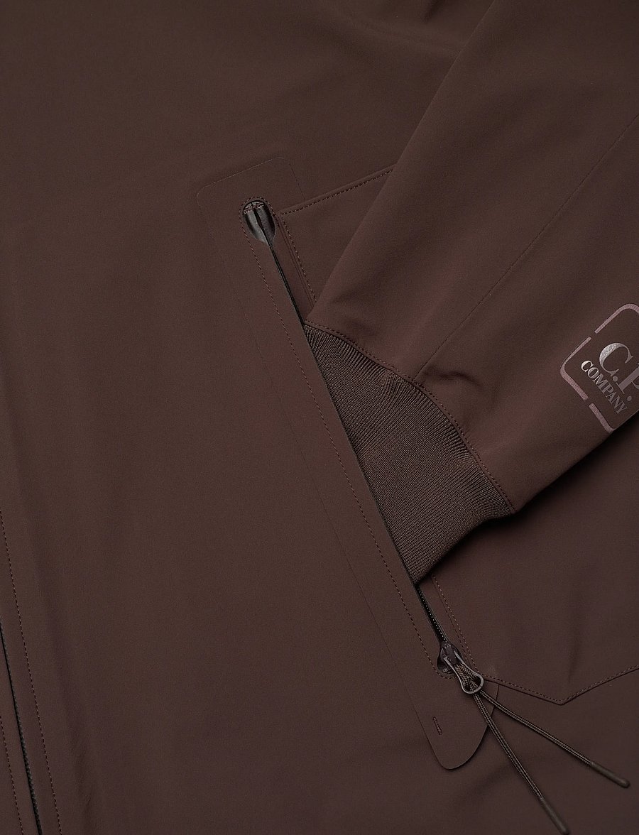 C.P. Company - Metroshell Jacket (Stretch Nylon) - herbstjacken - rum raisin - 3