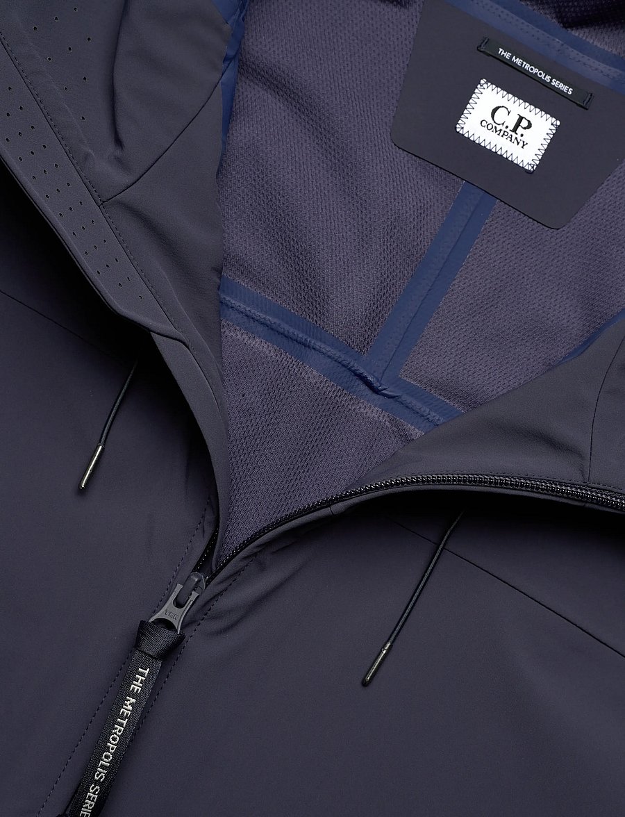 C.P. Company - Metroshell Jacket (Stretch Nylon) - efterårsjakker - sky captain - 2