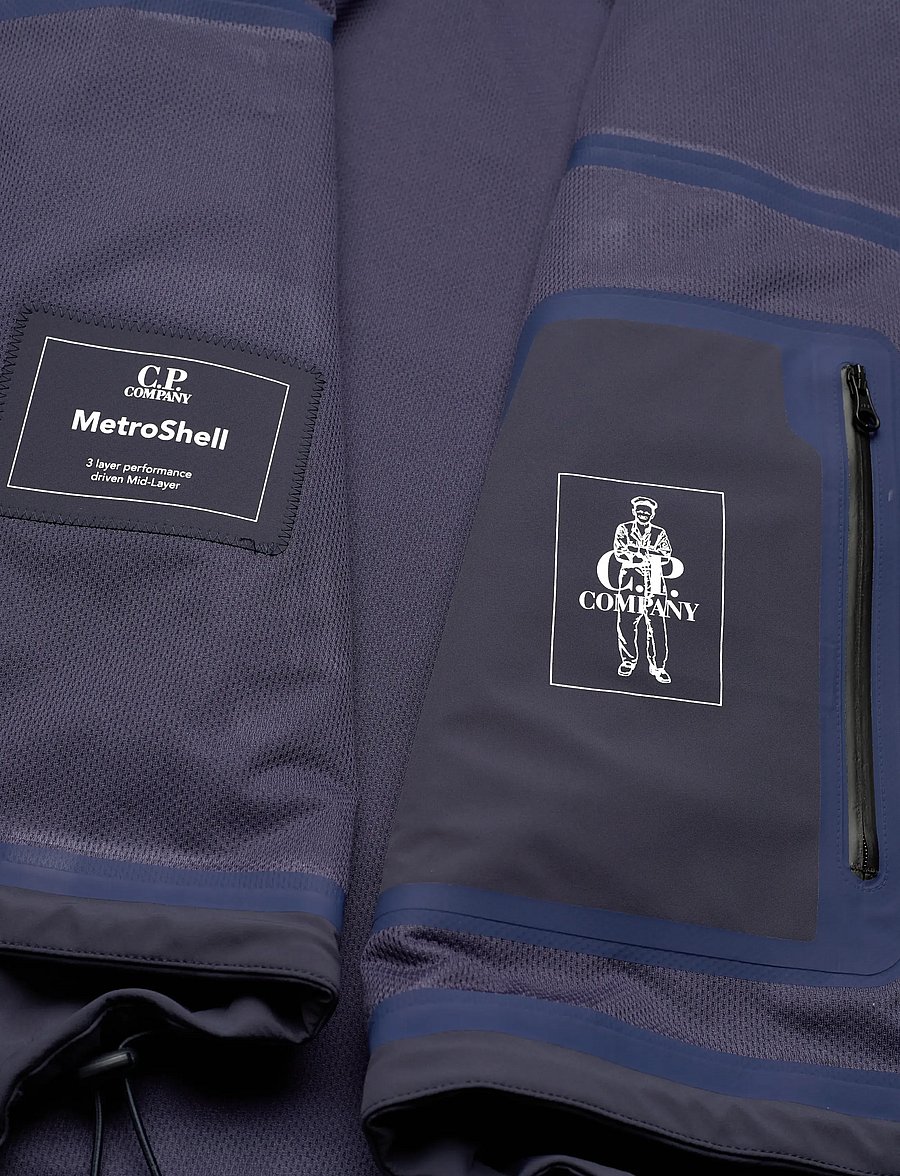 C.P. Company - Metroshell Jacket (Stretch Nylon) - efterårsjakker - sky captain - 5