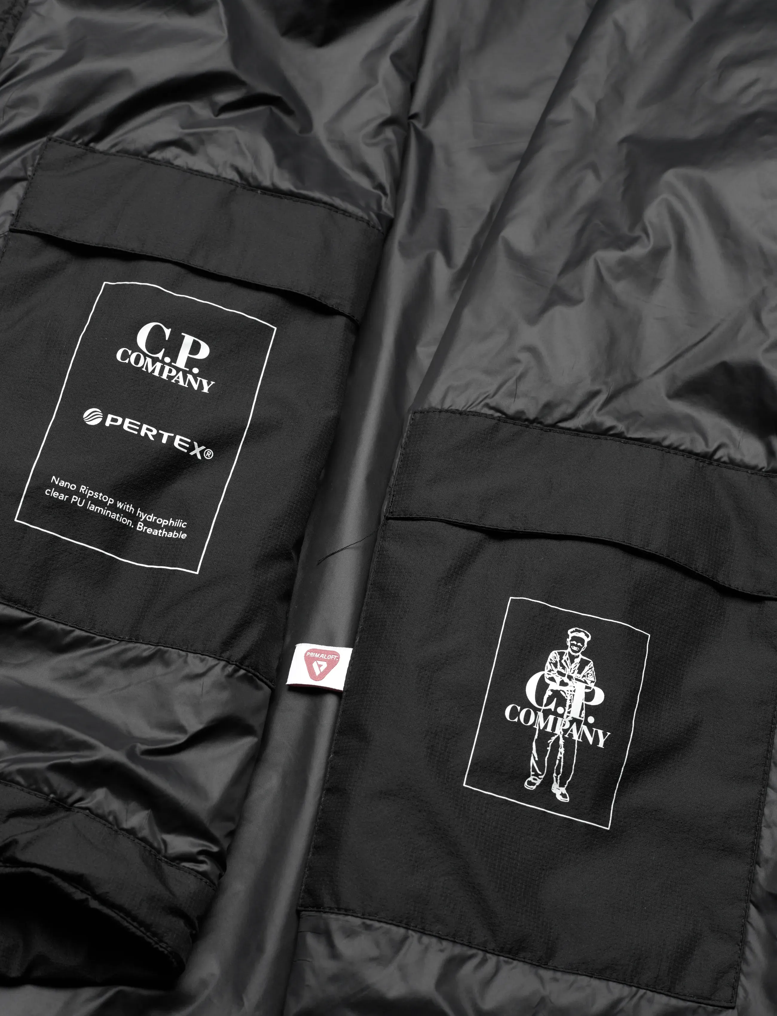 C.P. Company - The Metropolis Series Pertex® Padded Hooded Jacket - gefütterte jacken - black - 5